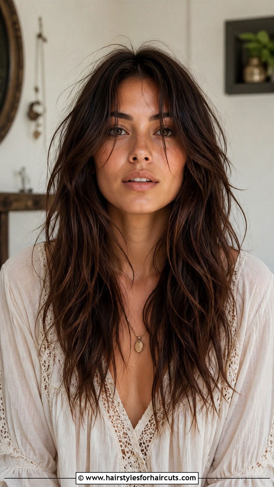 Choppy Two Layer Long Hair - 25 2 layered haircuts for long hair - 25 2 layered haircuts for long hair