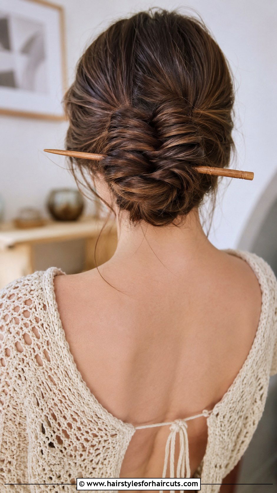 Chopstick Fishtail Updo - 25 chopstick hairstyles long hair - 25 chopstick hairstyles long hair