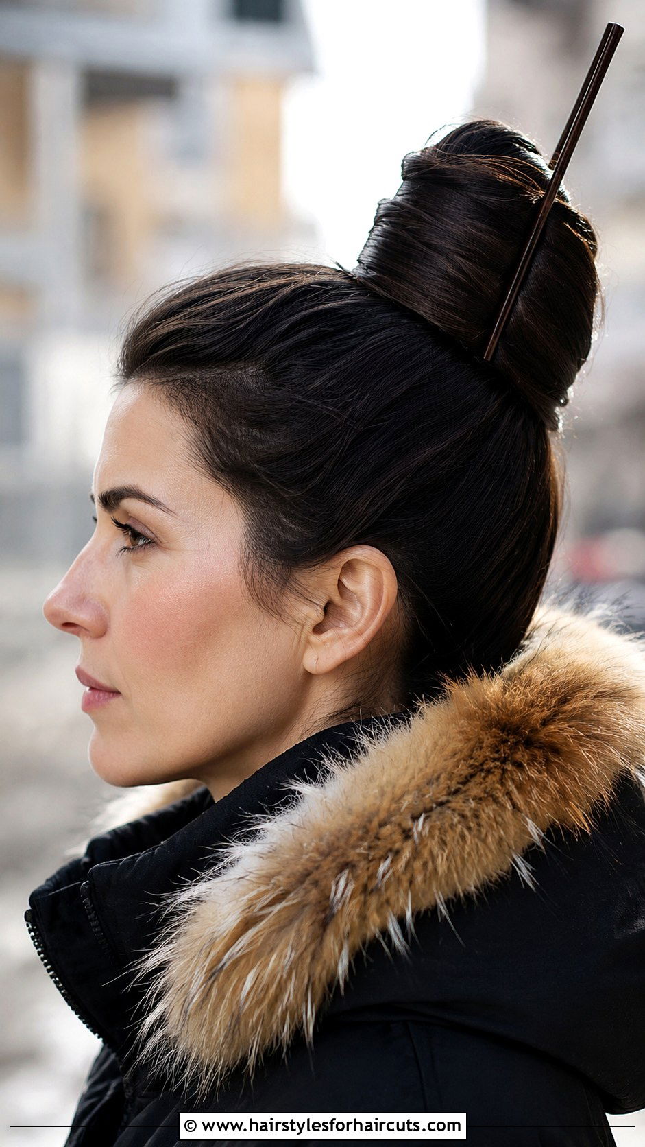Chopstick Long Hair Updo - 25 chopstick hairstyles - 25 chopstick hairstyles