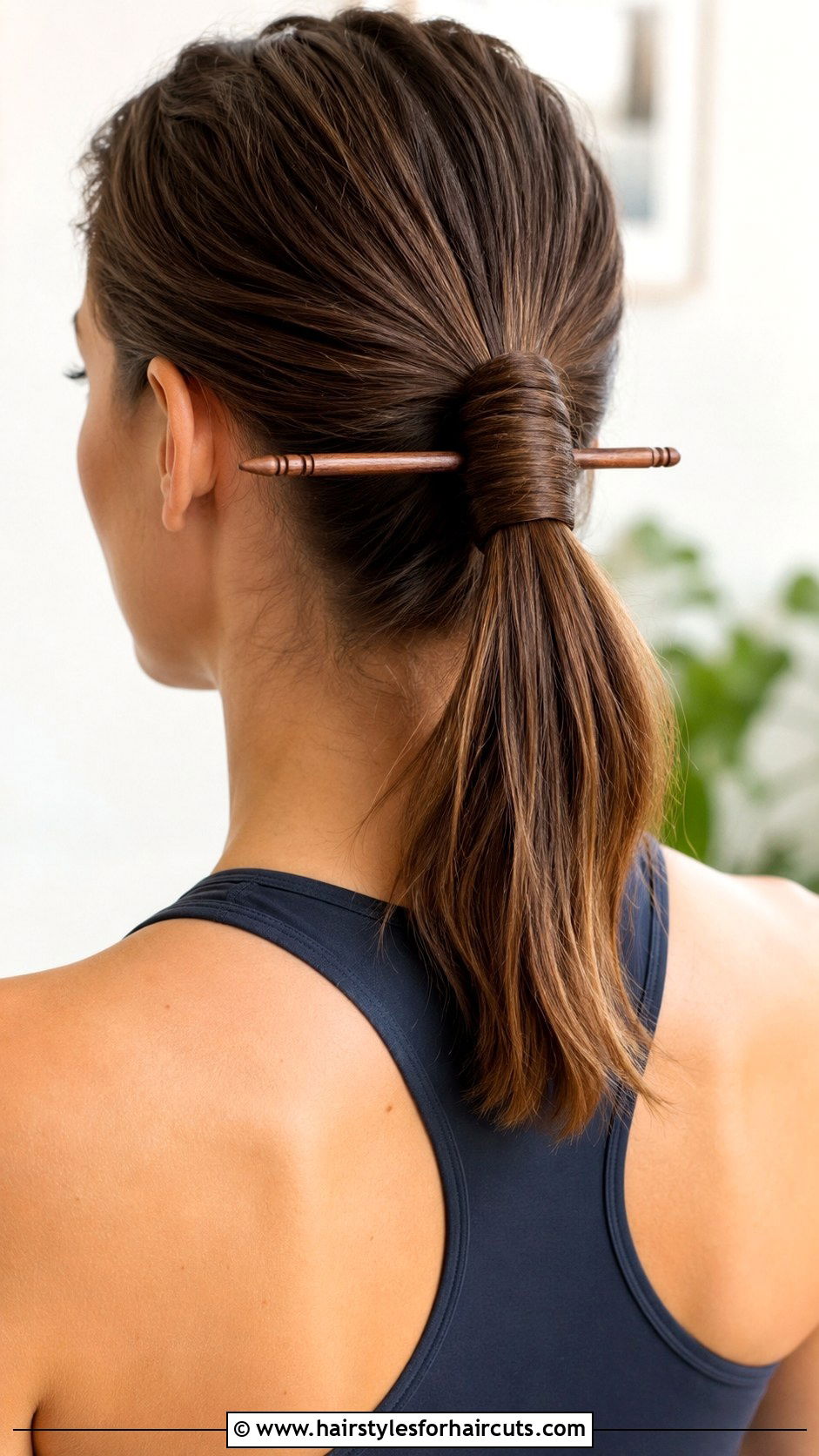 Chopstick Ponytail Wrap - 25 chopstick hairstyles - 25 chopstick hairstyles