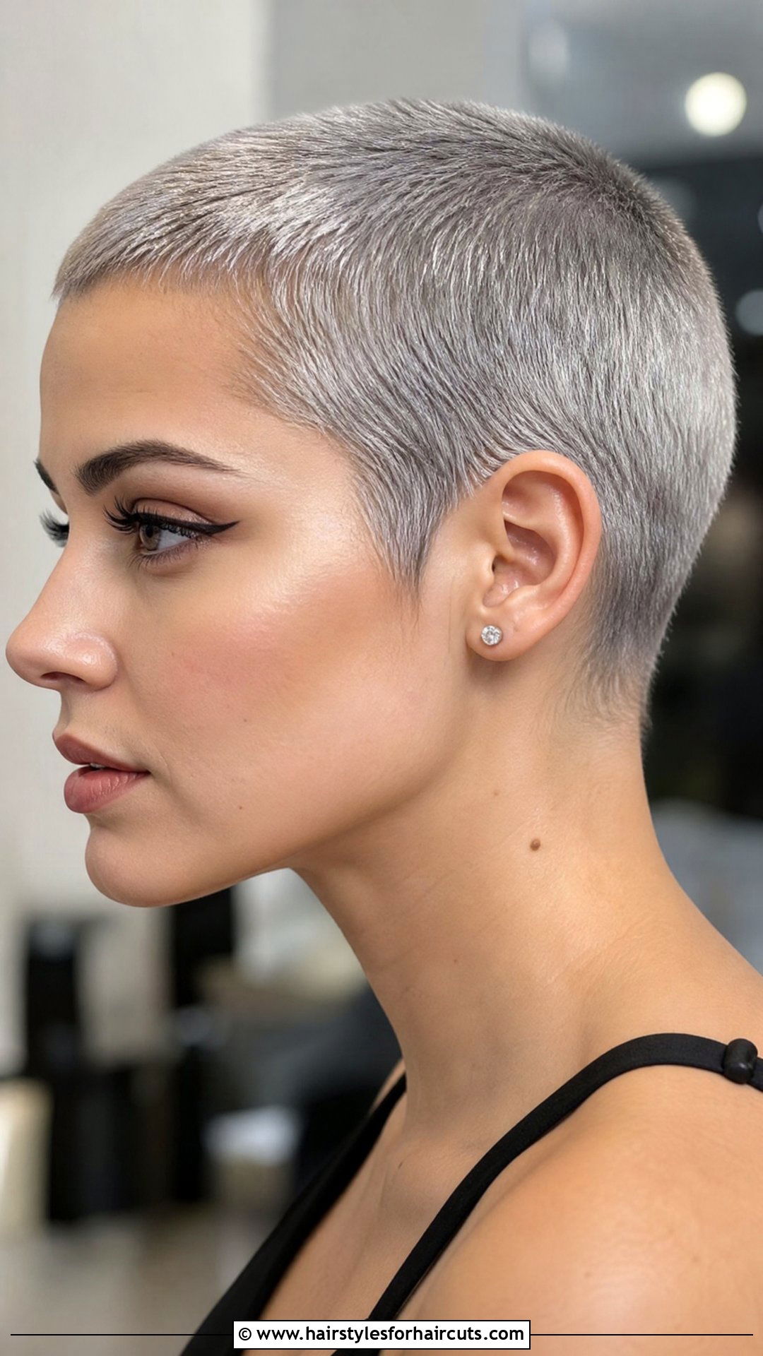 Chrome Buzz Futuristic Haircut - 25 futuristic hairstyles - 25 futuristic hairstyles