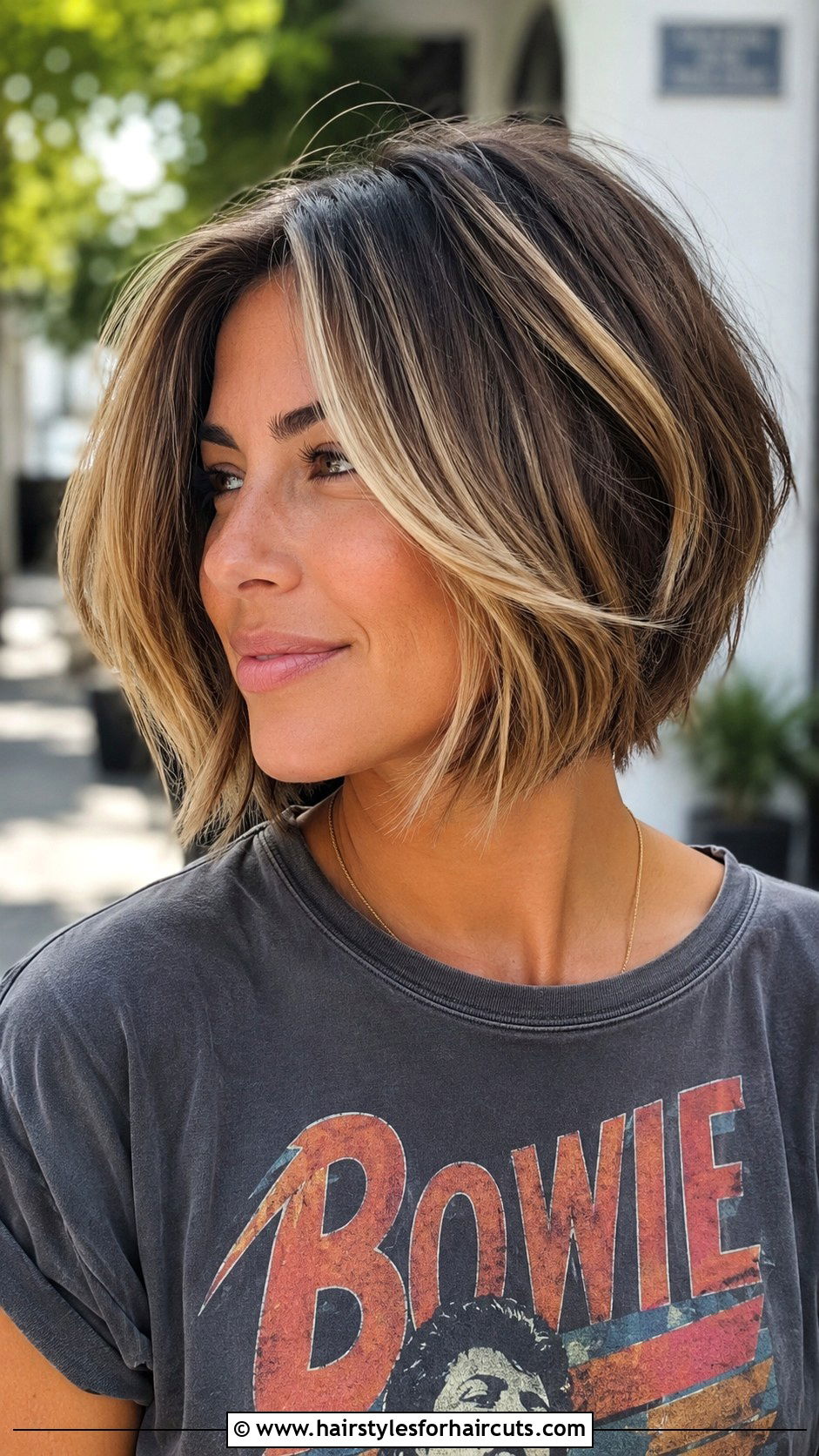 Chunky Highlight Bob - 25 hair color ideas for bob hairstyles - 25 hair color ideas for bob hairstyles