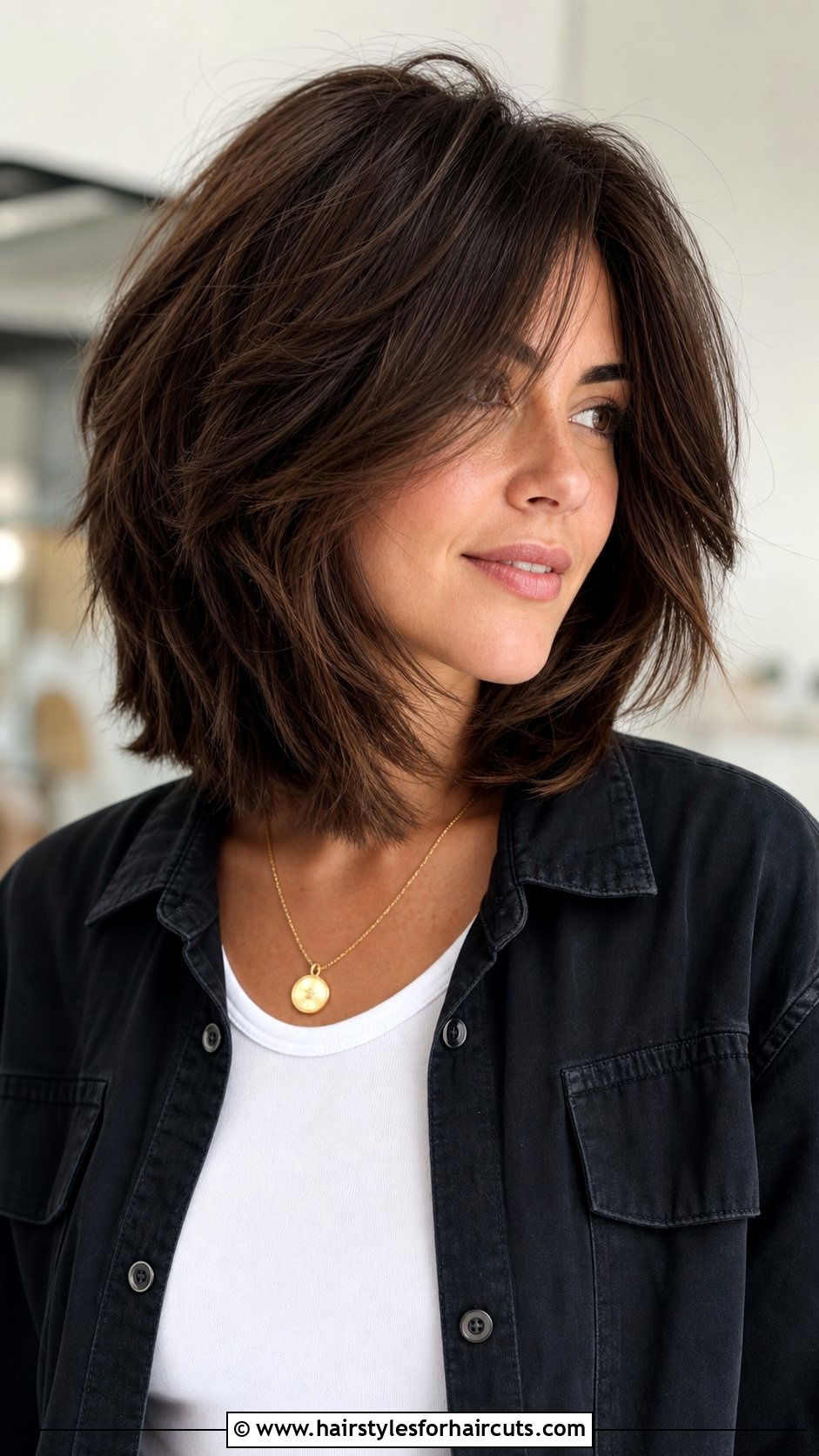Chunky Layered Haircut - 25 best haircuts for thick hair women - 25 best haircuts for thick hair women