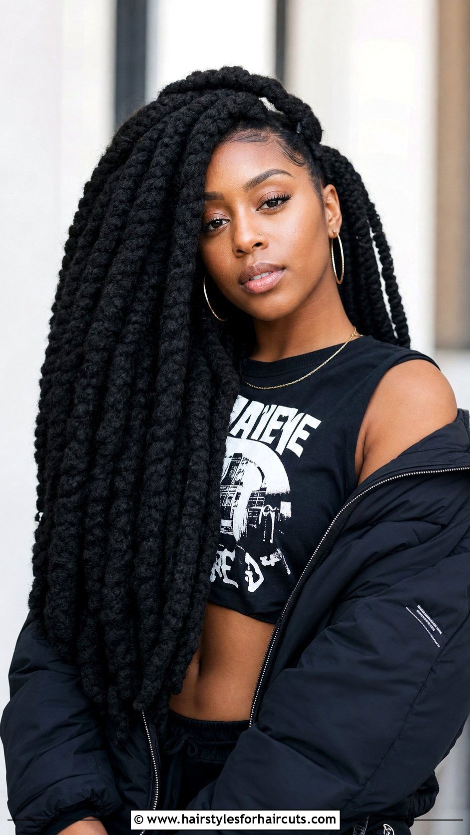 Chunky Twist Locs - 25 twist locks hairstyles - 25 twist locks hairstyles