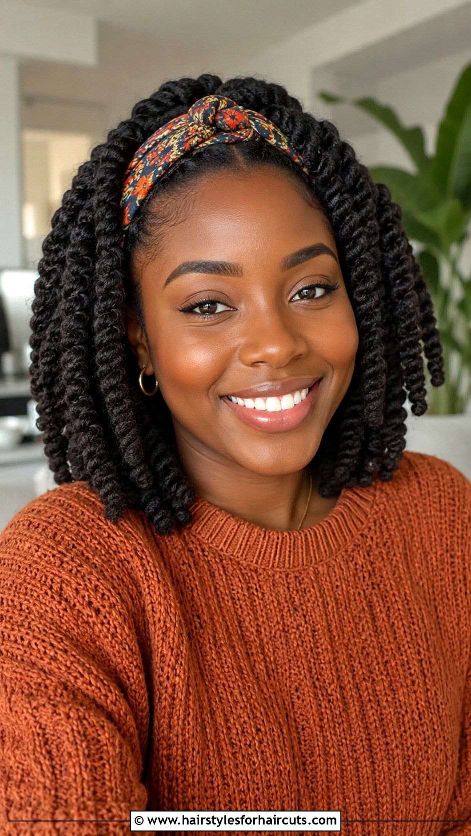 Chunky Two Strand Twists - 25 low tension hairstyles for natural hair - 25 low tension hairstyles for natural hair