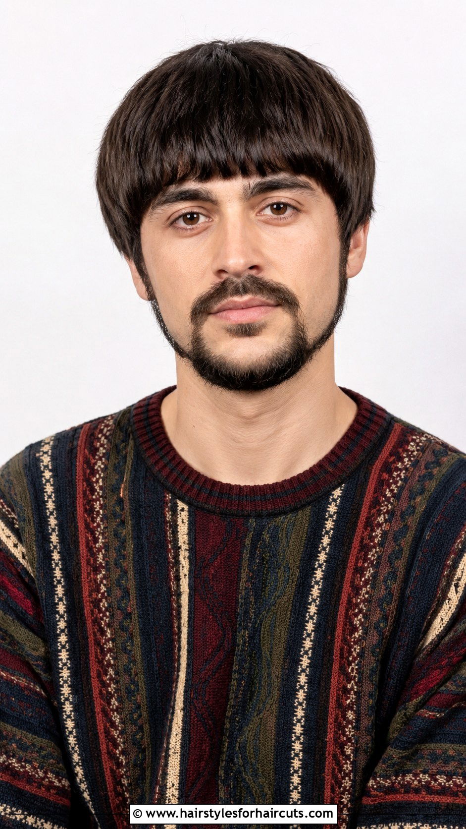 Circle Beard With Bowl Cut - 25 80s facial hairstyles - 25 80s facial hairstyles