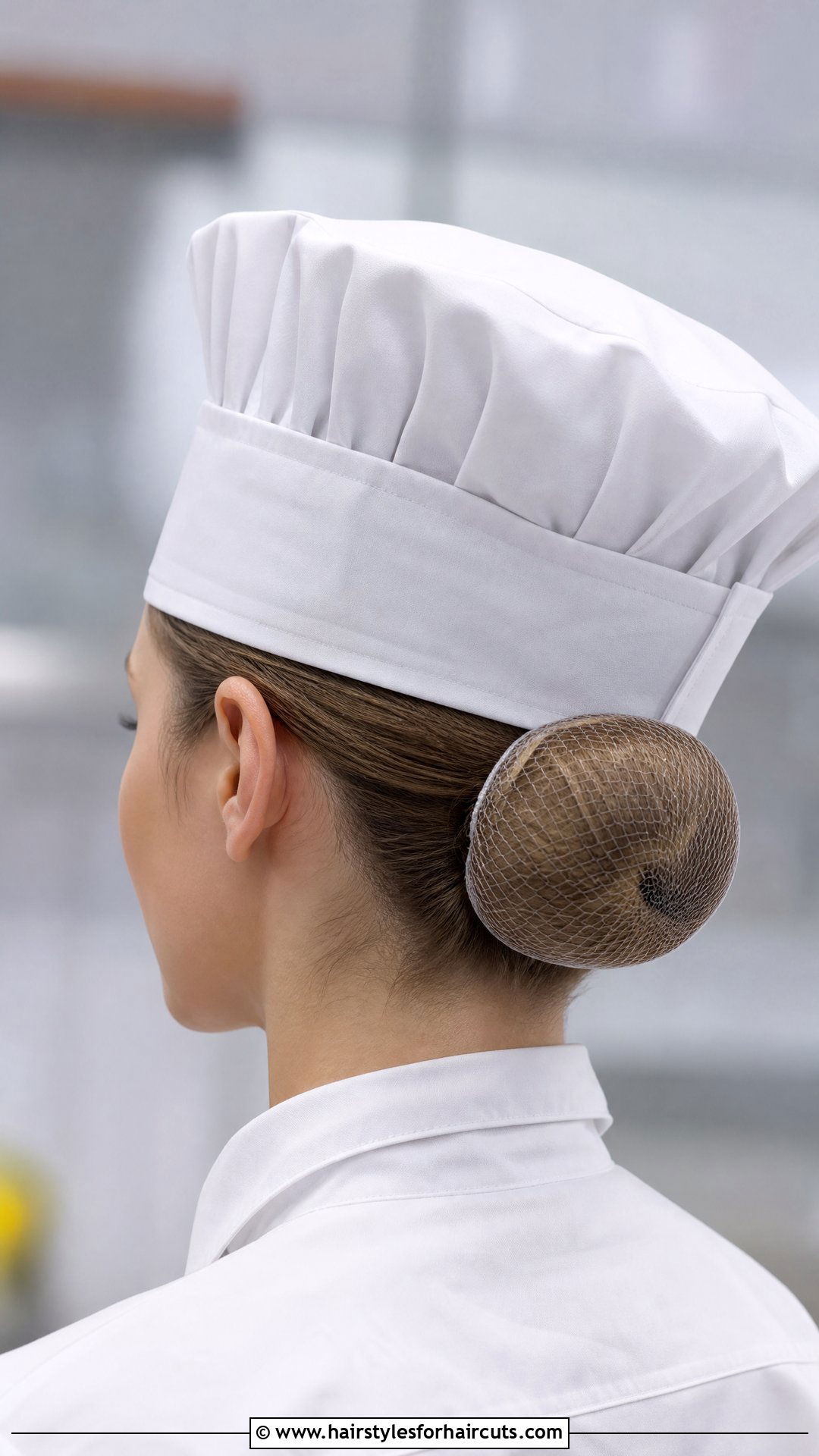 Classic Ballet Bun For Chefs - 25 food service hairstyles for long hair - 25 food service hairstyles for long hair