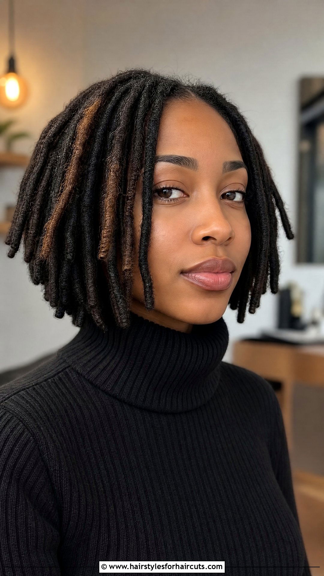 Classic Bob Length Rasta Locs - 25 rasta hairstyles - 25 rasta hairstyles