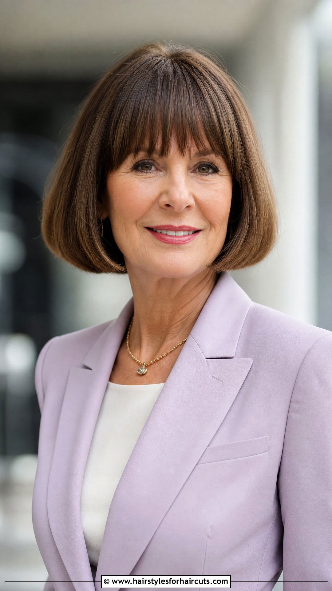 Classic Bob With Bangs - 25 hairstyles for over 50 women - 25 hairstyles for over 50 women