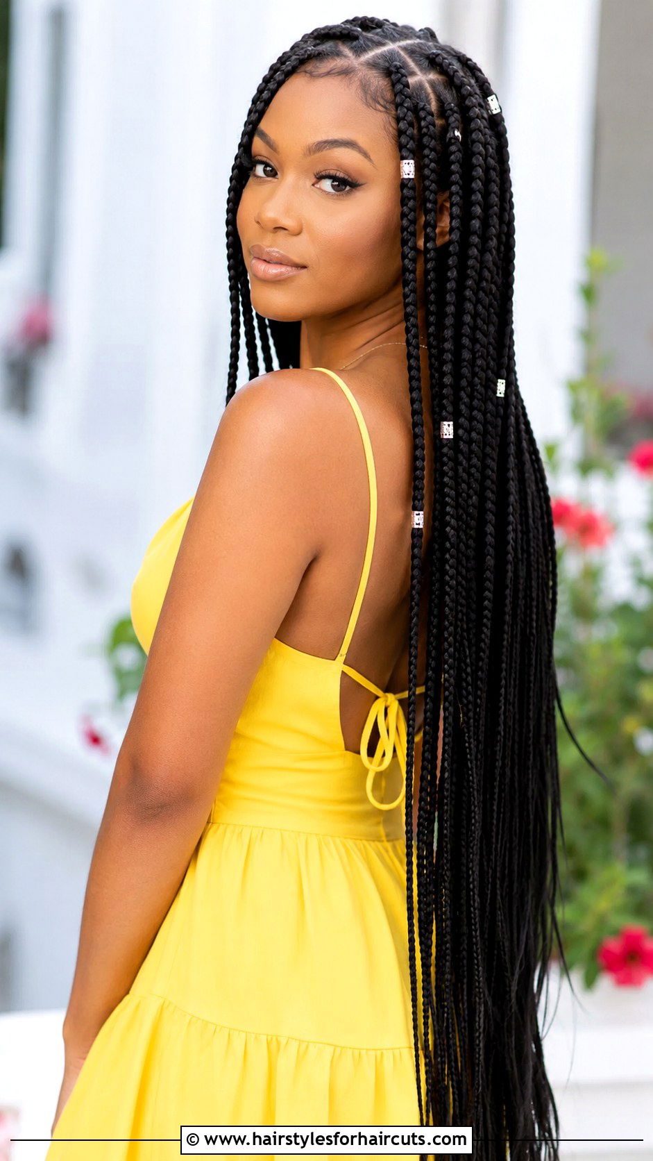 Classic Box Braids - 25 easy hairstyles for black hair - 25 easy hairstyles for black hair