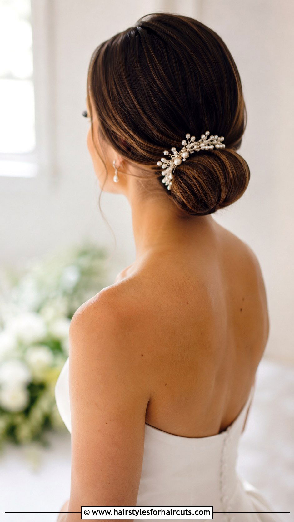 Classic Chignon - 25 wedding long hair hairstyles - 25 wedding long hair hairstyles