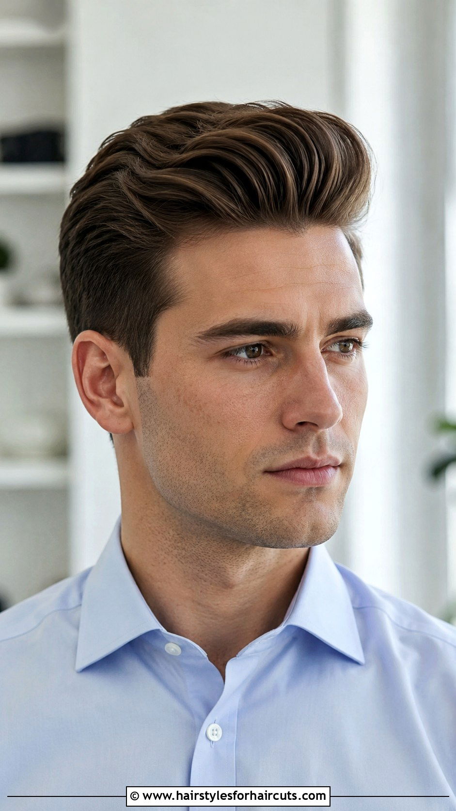 Classic Clay Pompadour - 25 clay hairstyles - 25 clay hairstyles