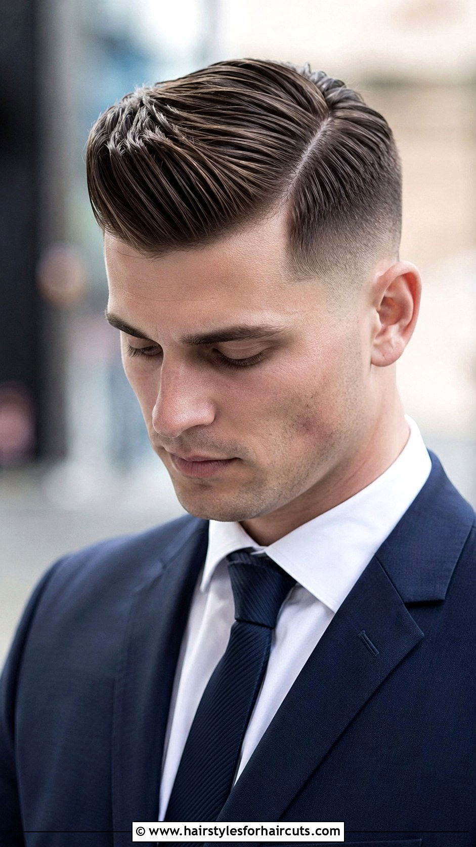 Classic Comb Over Fade - 25 comb haircuts - 25 comb haircuts