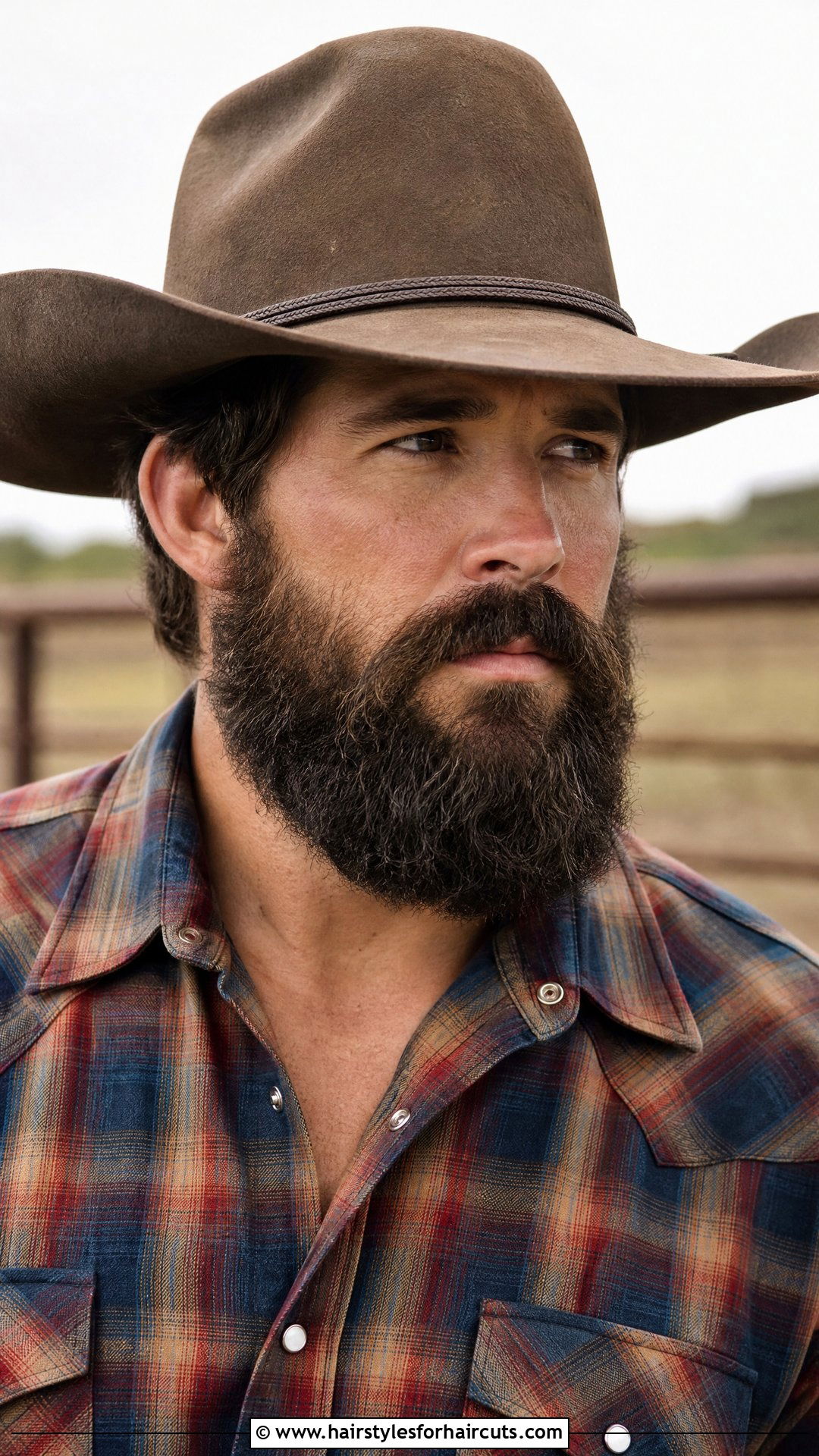 Classic Cowboy Full Beard - 25 cowboy facial hairstyles - 25 cowboy facial hairstyles