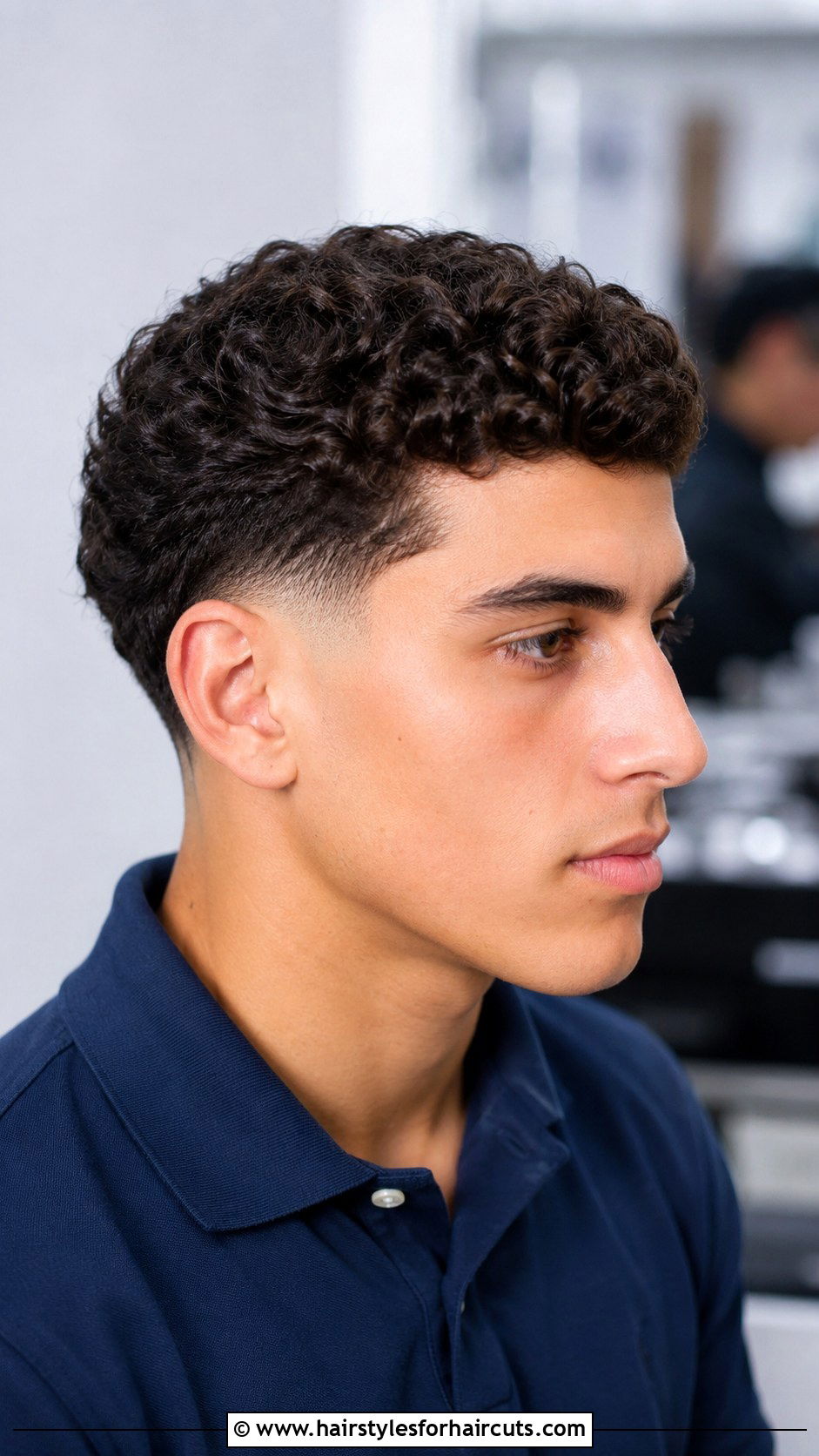 Classic Curly Fade - 25 ftm haircuts for curly hair - 25 ftm haircuts for curly hair