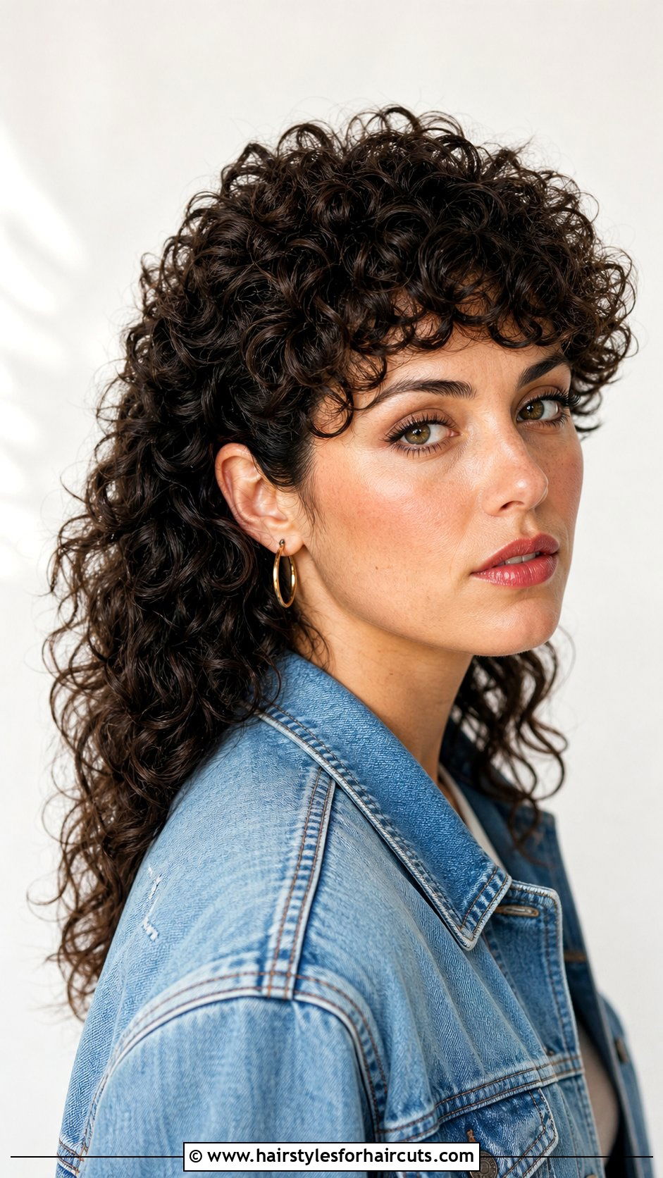 Classic Curly Mullet - 25 mullet haircuts curly hair - 25 mullet haircuts curly hair