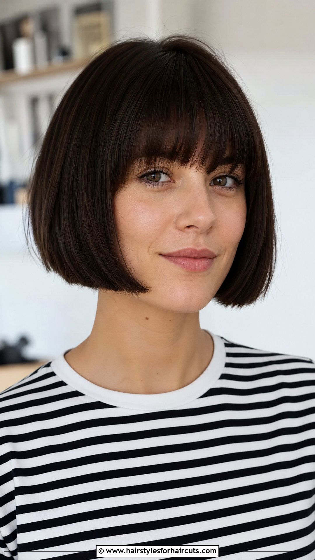 Classic French Bob With Bangs - 25 hairstyles over 65 - 25 hairstyles over 65