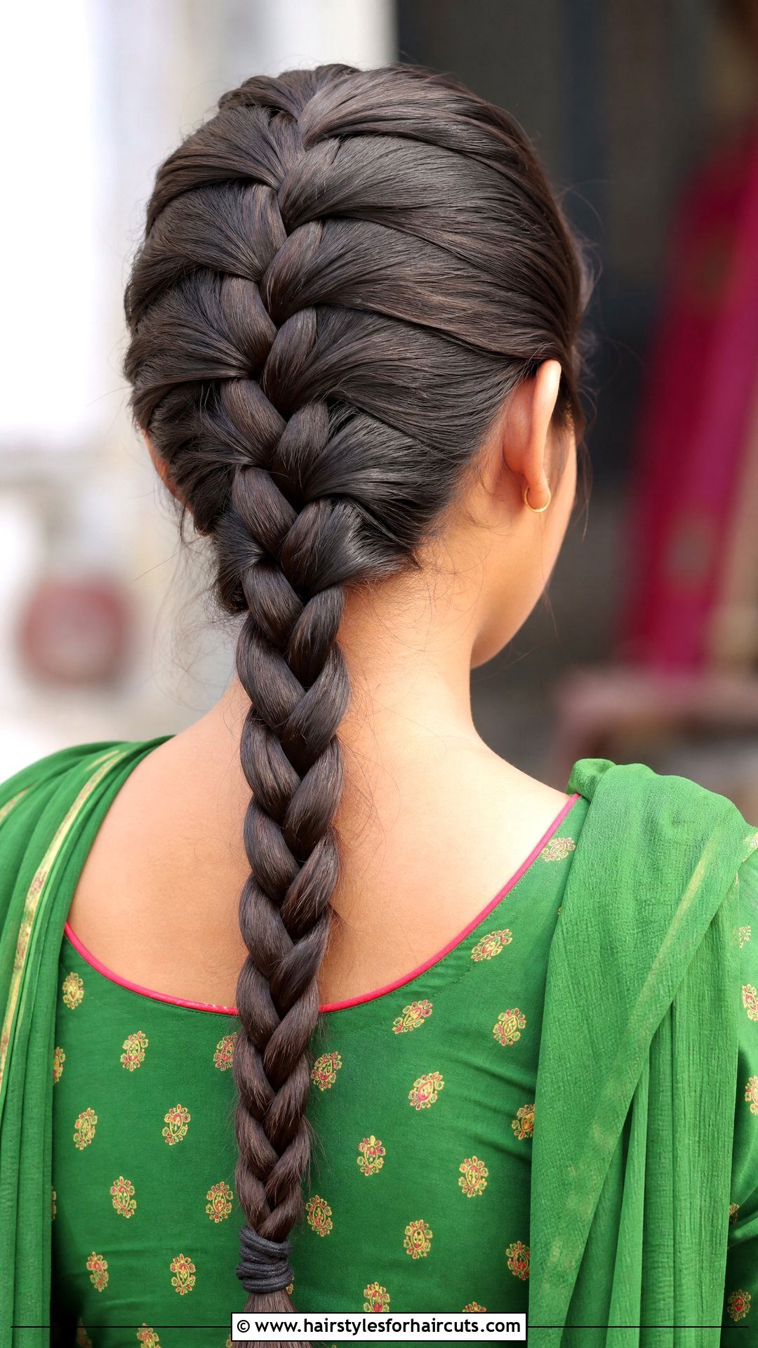 Classic French Braid - 25 indian hairstyles girl - 25 indian hairstyles girl