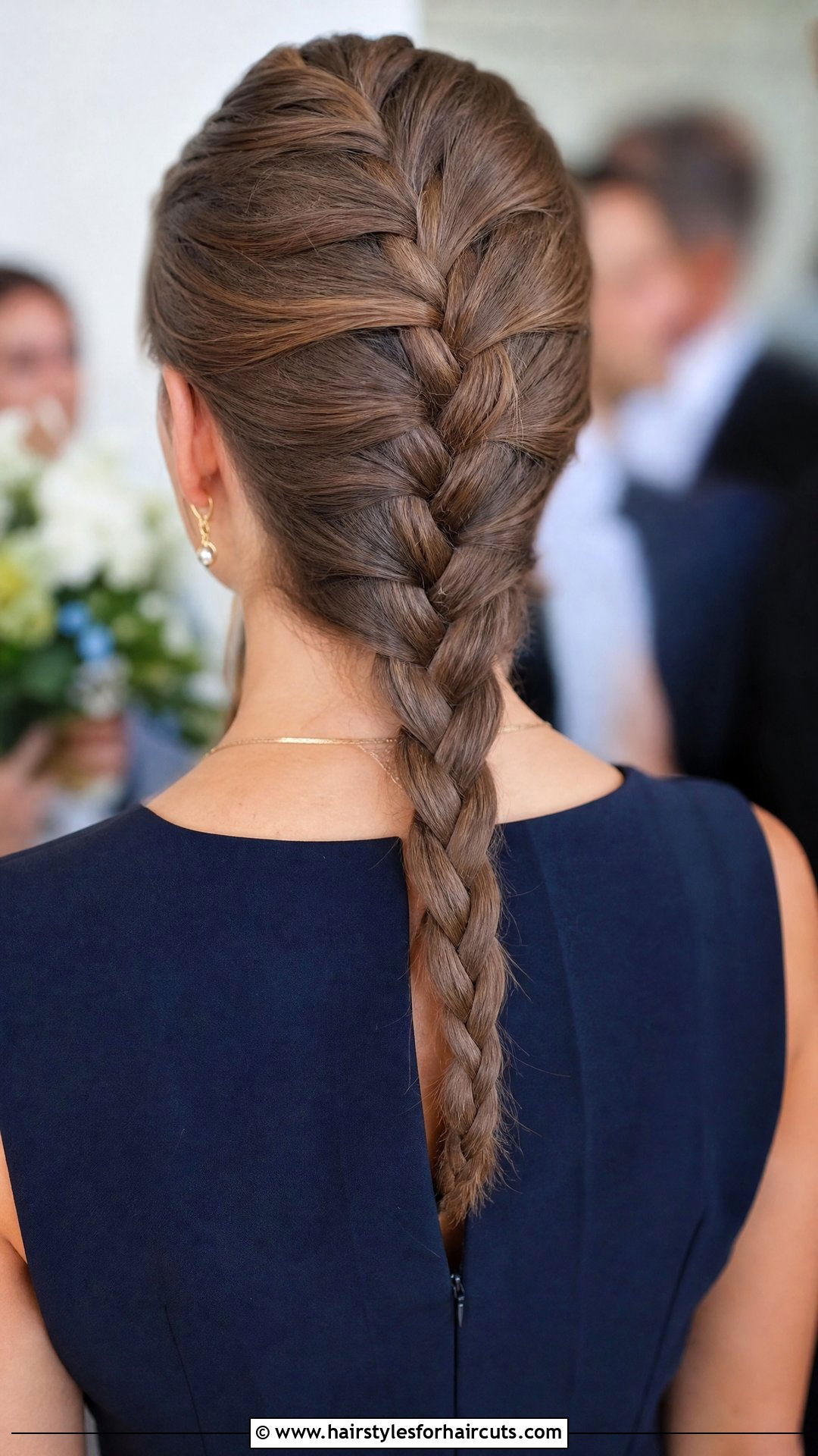 Classic French Braid - 25 wedding guest hairstyles medium hair - 25 wedding guest hairstyles medium hair