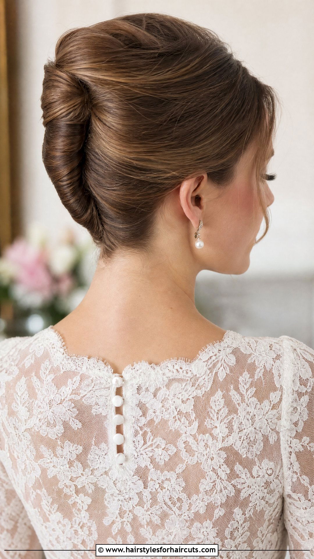 Classic French Twist For Brides - 25 long hairstyles for weddings - 25 long hairstyles for weddings