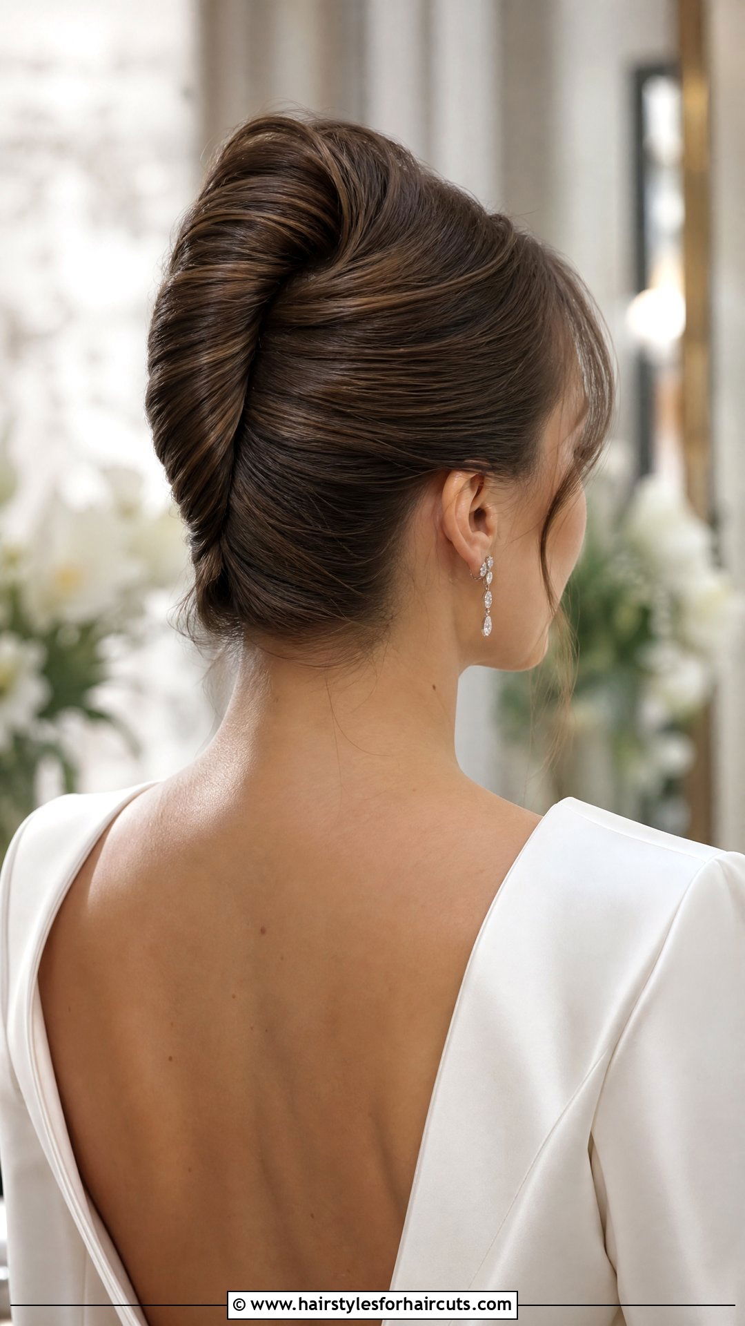 Classic French Twist Wedding Updo - 25 wedding updo hairstyles - 25 wedding updo hairstyles