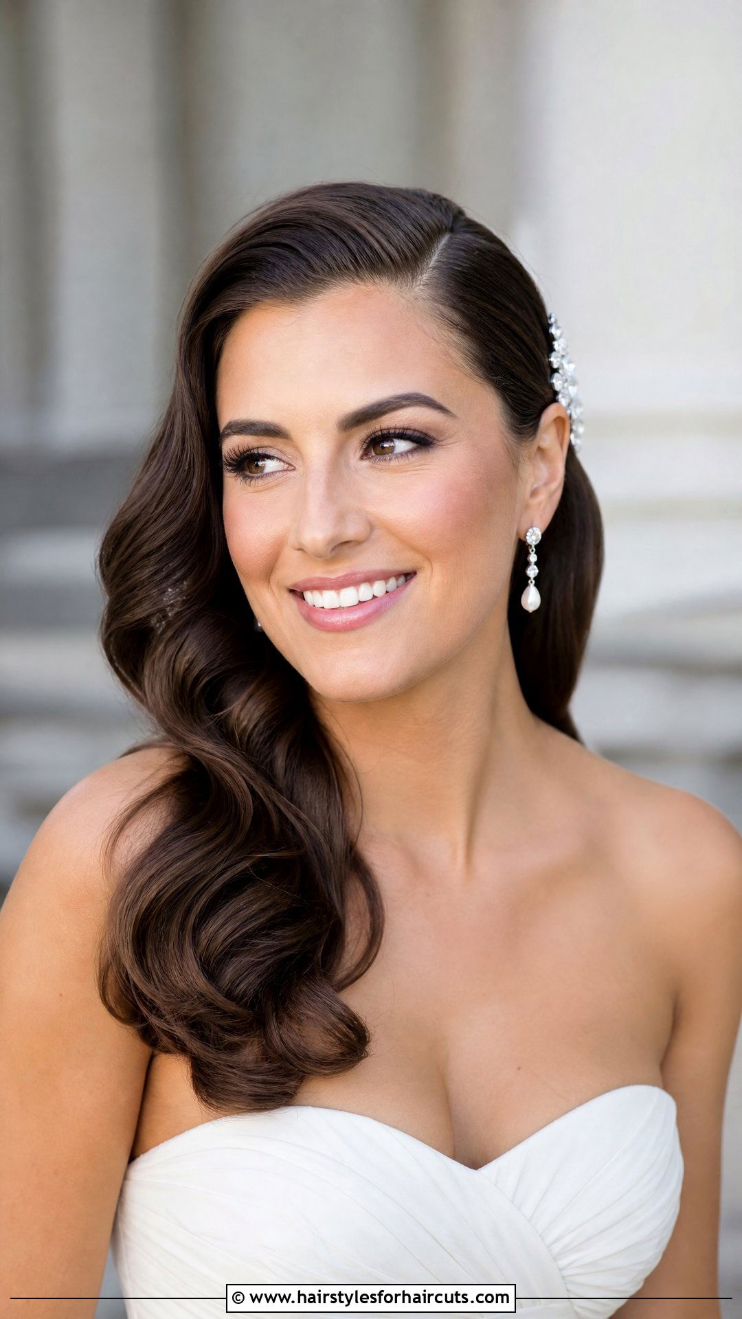 Classic Hollywood Wedding Hair - 25 wedding hairstyles medium length hair - 25 wedding hairstyles medium length hair