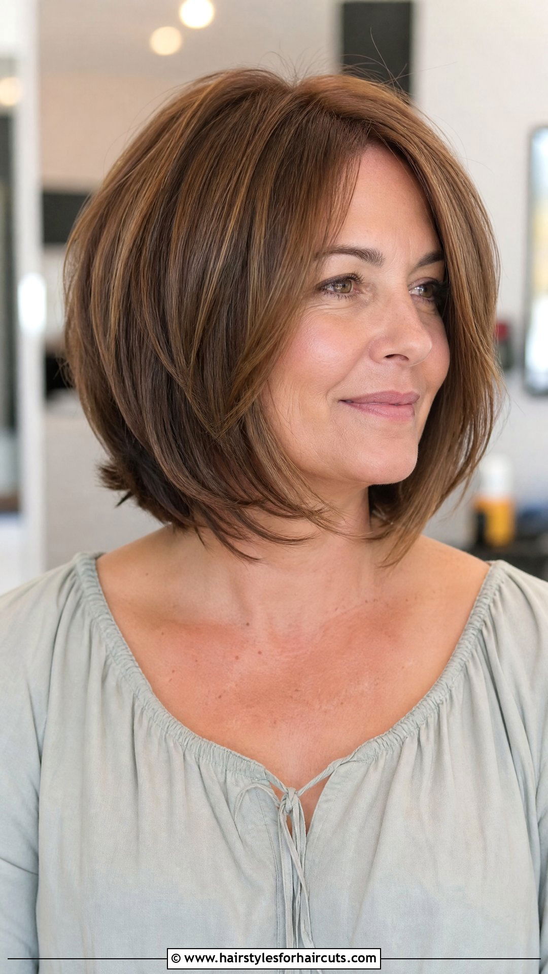 Classic Layered Bob - 25 haircuts calender - 25 haircuts calender
