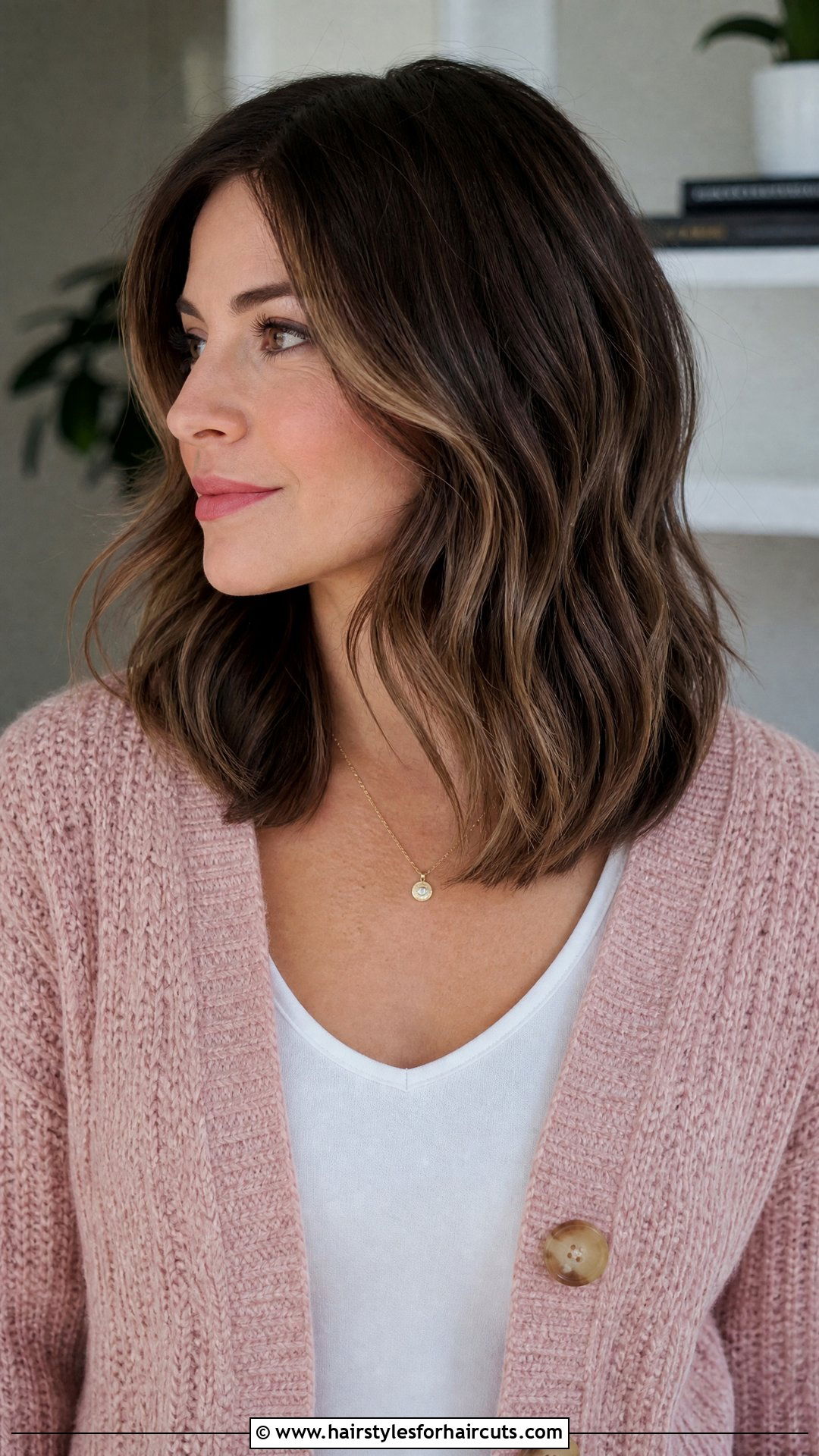 Classic Layered Lob - 25 womans hairstyles - 25 woman's hairstyles