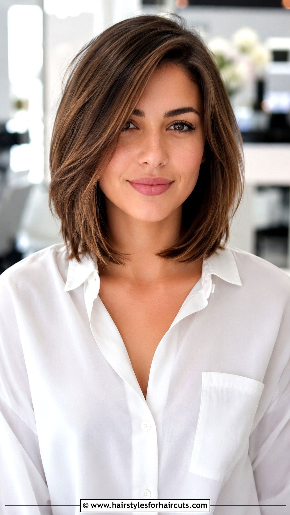 Classic Lob Haircut - 25 medium haircuts for women - 25 medium haircuts for women
