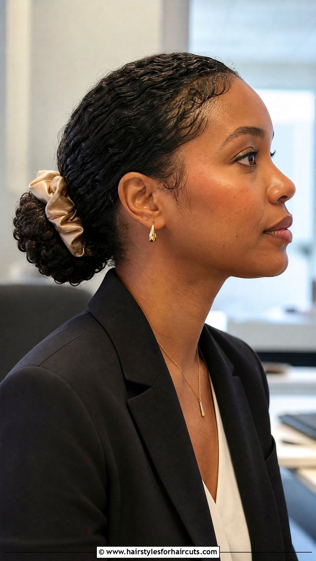 Classic Low Bun For 3a Hair - 25 protective hairstyles for 3a hair - 25 protective hairstyles for 3a hair