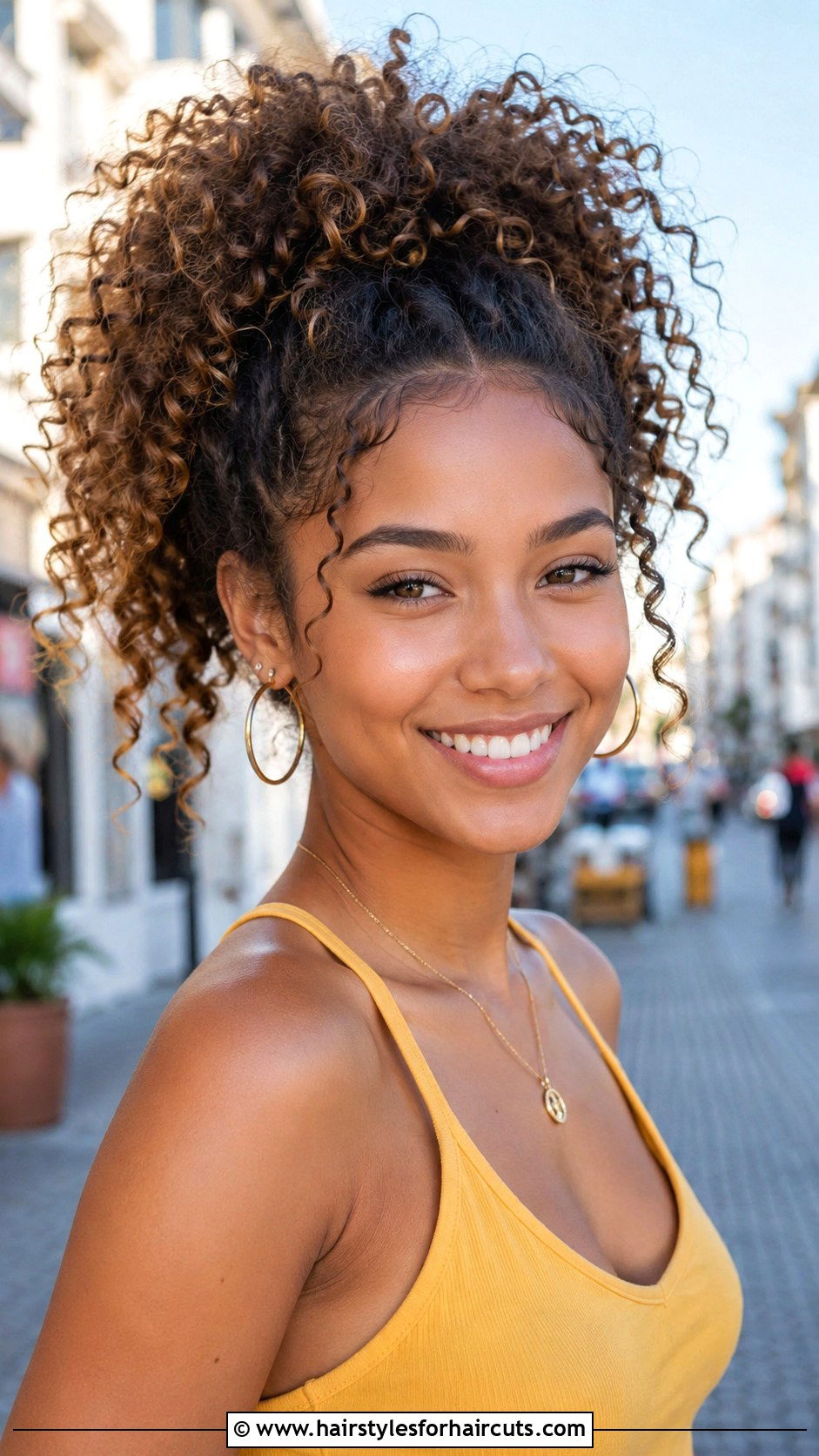 Classic Pineapple Updo For Curly Hair - 25 pineapple hairstyles curly hair - 25 pineapple hairstyles curly hair