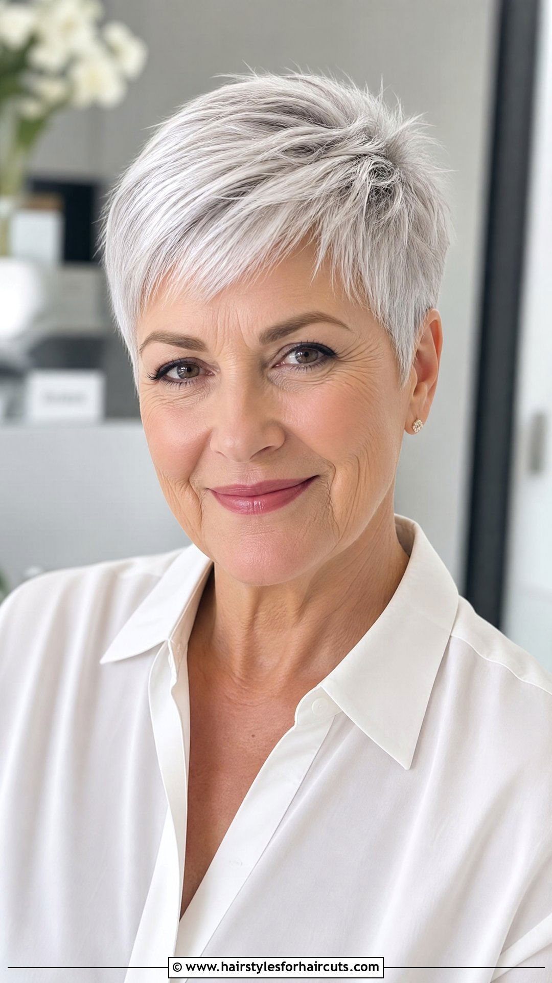 Classic Pixie Cut For Gray Hair - 25 pixie haircuts for gray hair - 25 pixie haircuts for gray hair