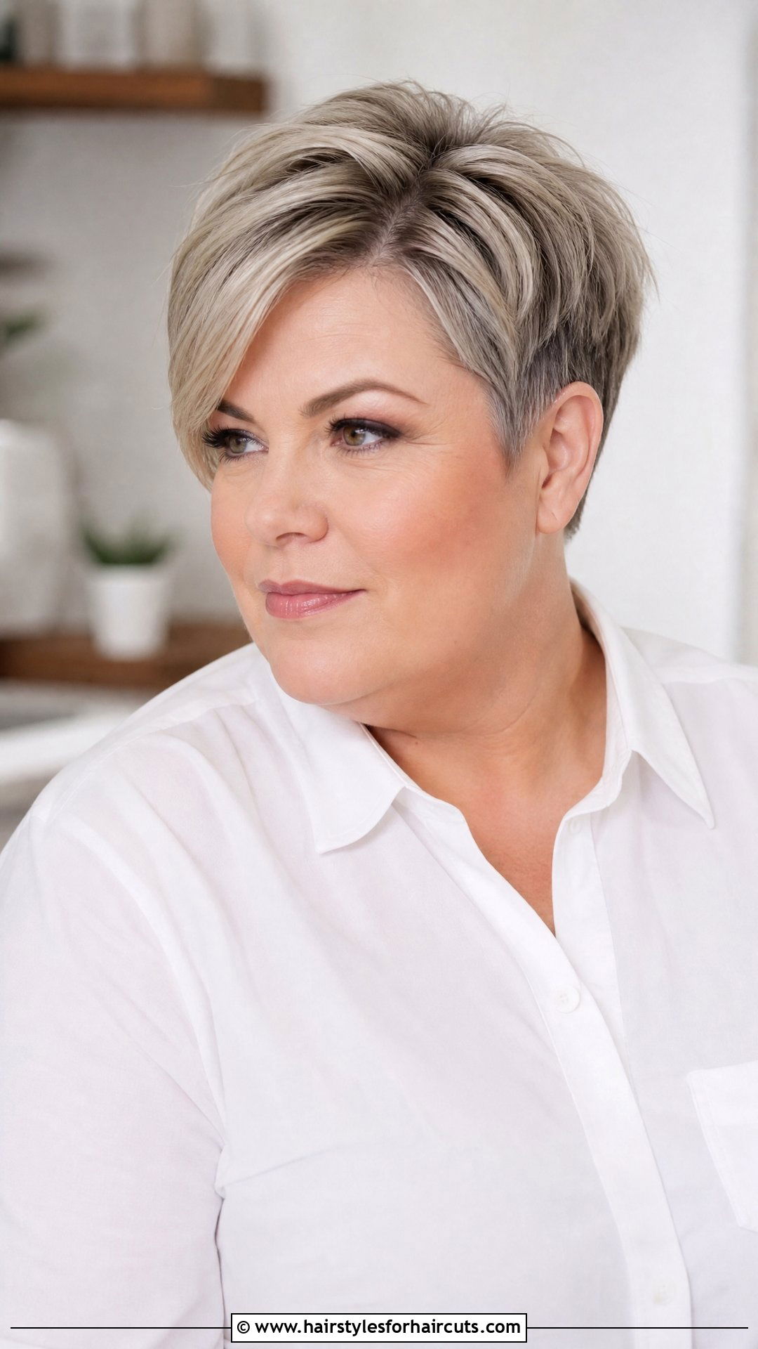 Classic Pixie Short Haircut For Plus Size Women - 25 short haircuts for plus size women - 25 short haircuts for plus size women