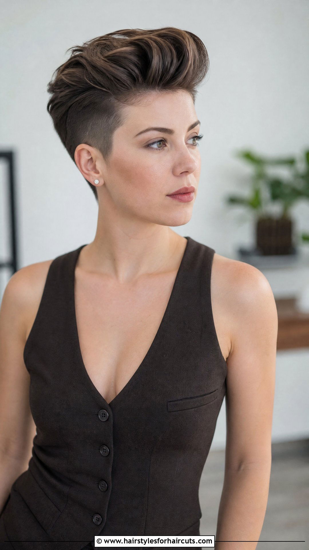 Classic Quiff - 25 thick hair tomboy haircuts - 25 thick hair tomboy haircuts