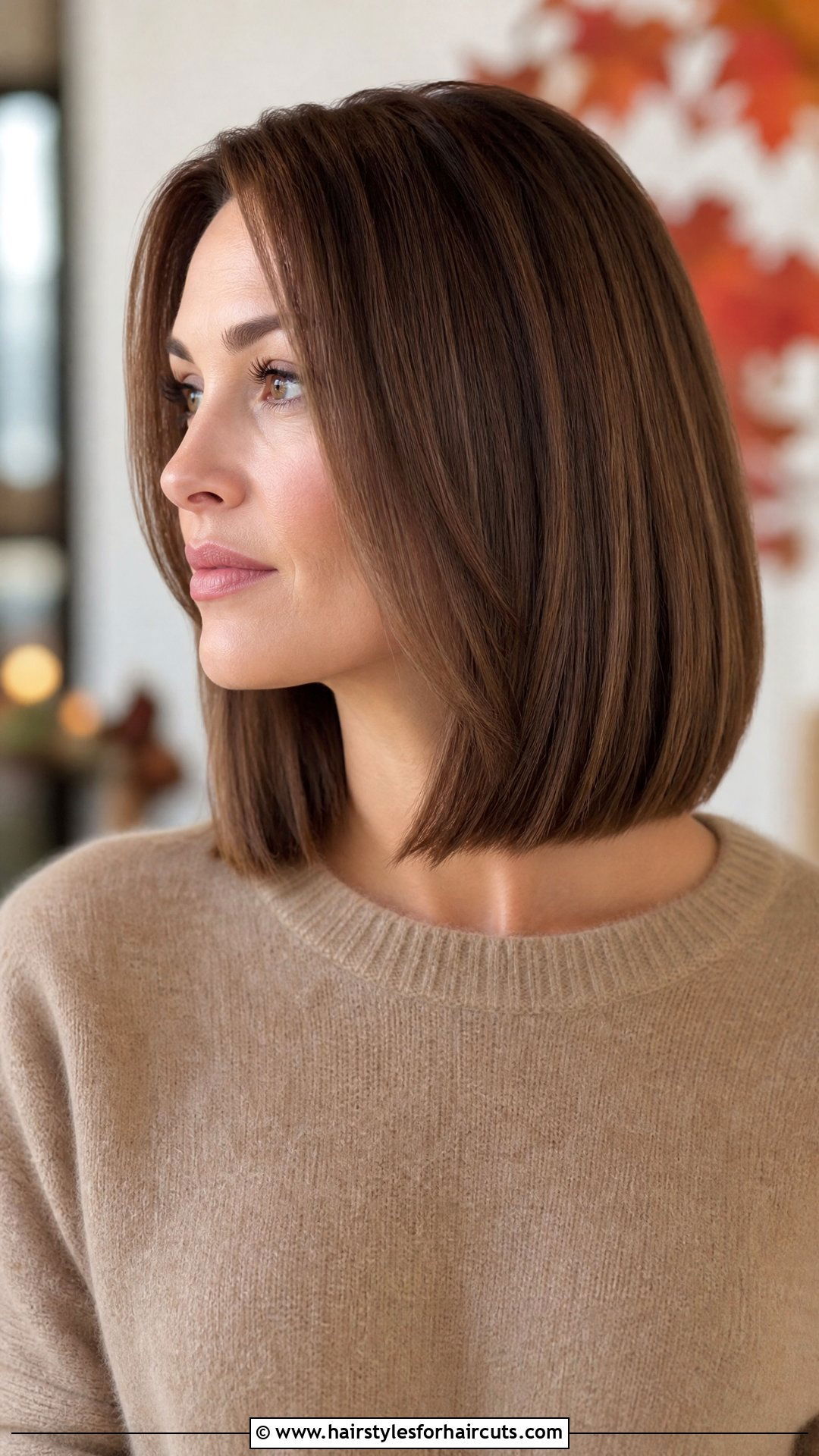 Classic Shoulder Length Bob - 25 shoulder length haircuts for straight fine hair - 25 shoulder length haircuts for straight fine hair
