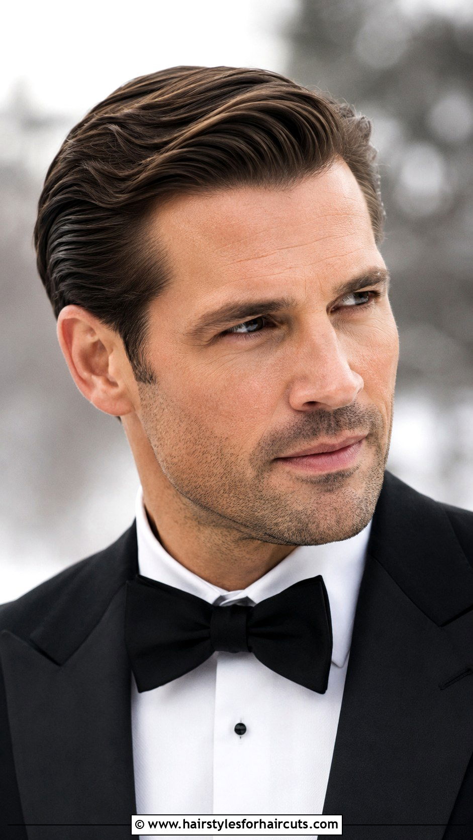Classic Slick Back Toupee - 25 toupee hairstyles - 25 toupee hairstyles