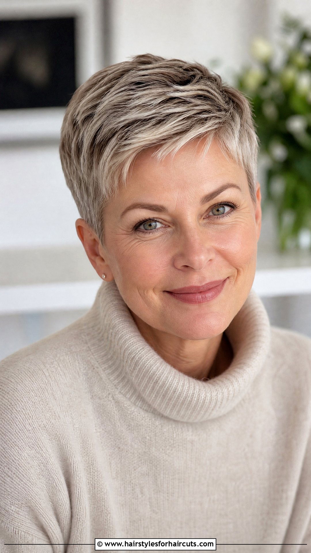 Classic Tapered Pixie - 25 hairstyles for over 50s - 25 hairstyles for over 50s