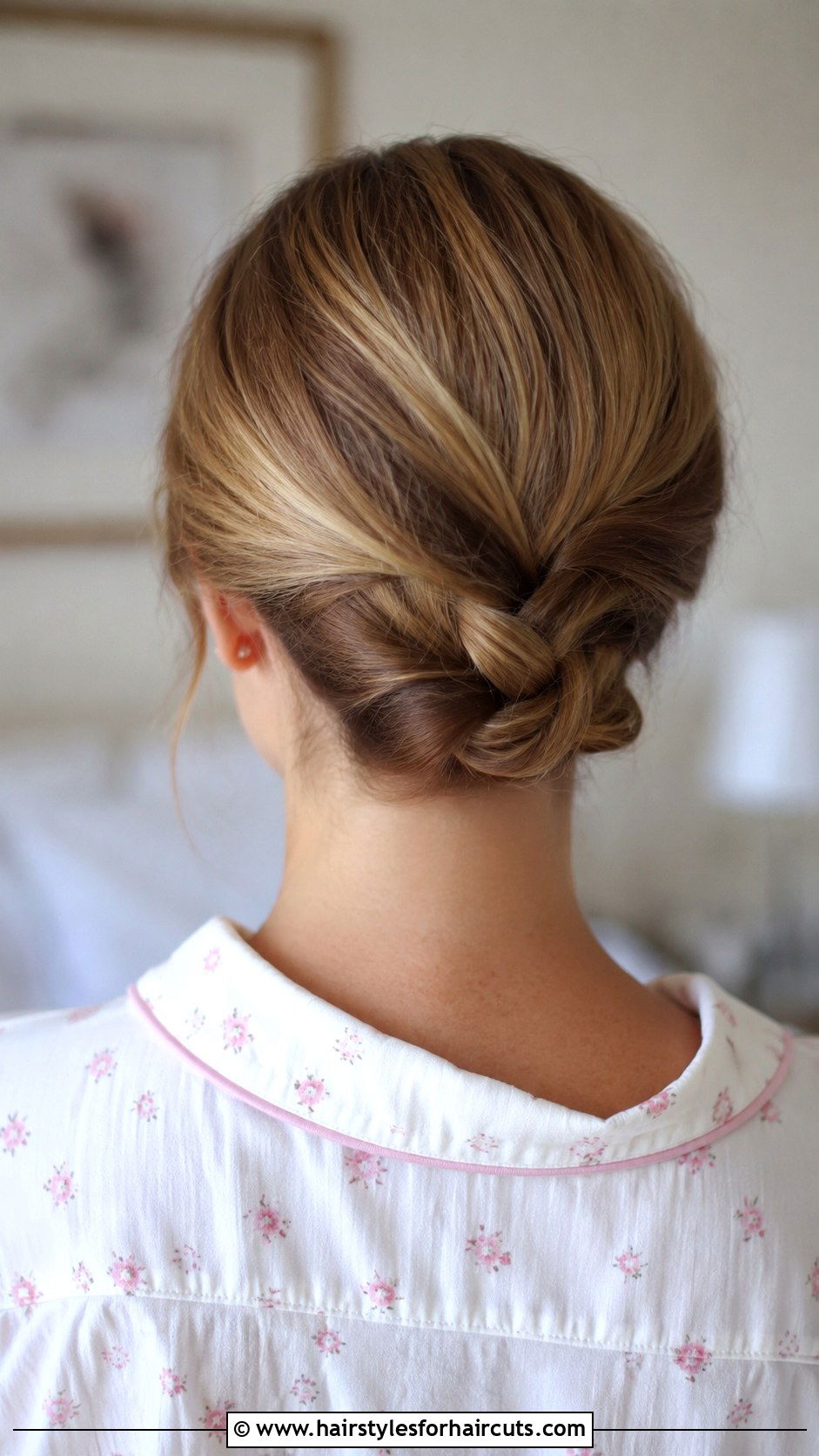 Classic Three Strand Braid Tucked Under - 25 protective hairstyles for straight hair - 25 protective hairstyles for straight hair