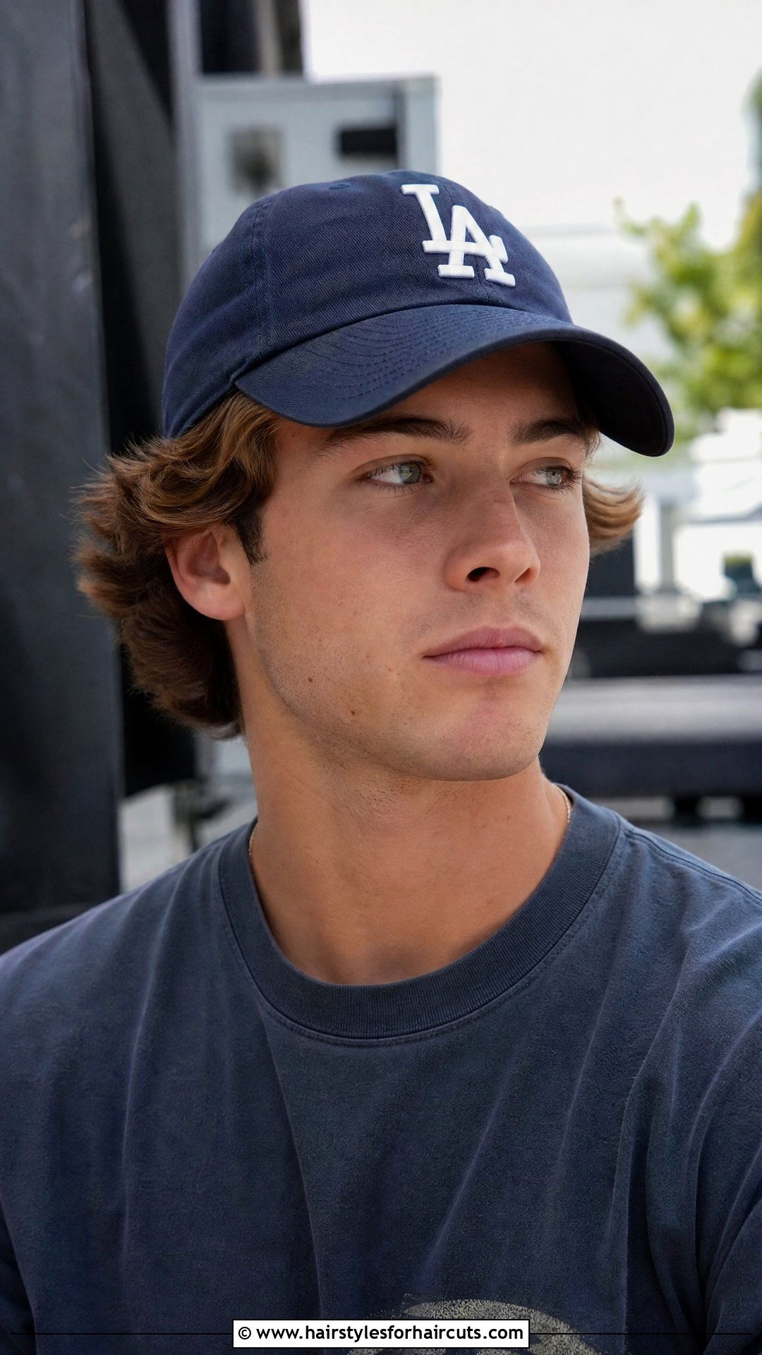 Classic Wings Haircut With Baseball Cap - 25 wings haircuts with hat - 25 wings haircuts with hat