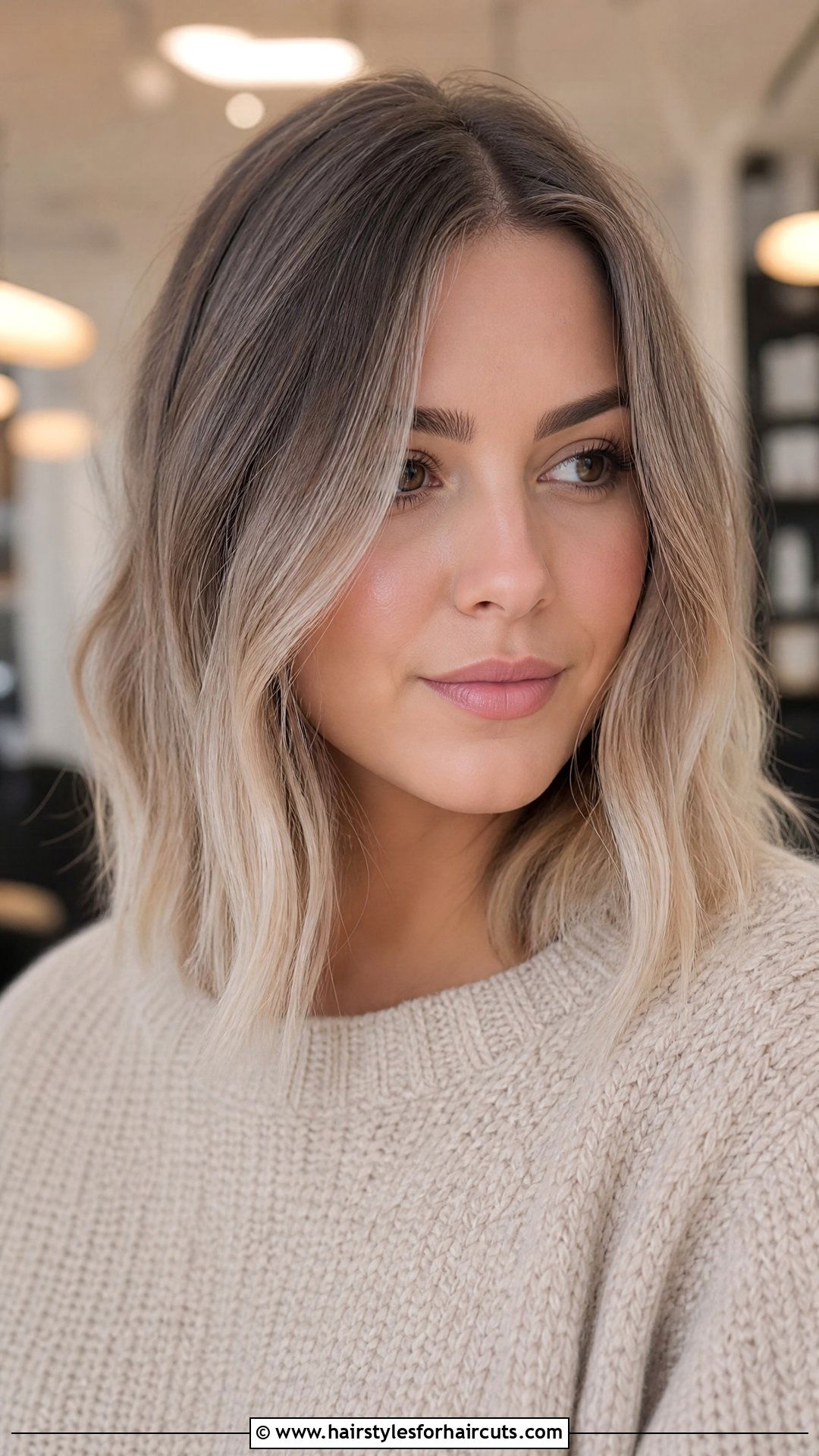 Clay Blonde Balayage Lob - 25 clay for hairstyles - 25 clay for hairstyles