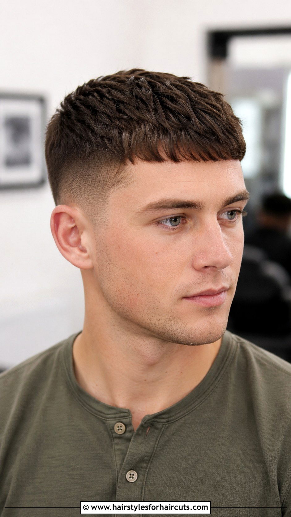 Clean Caesar Cut Haircut - 25 clean haircuts - 25 clean haircuts