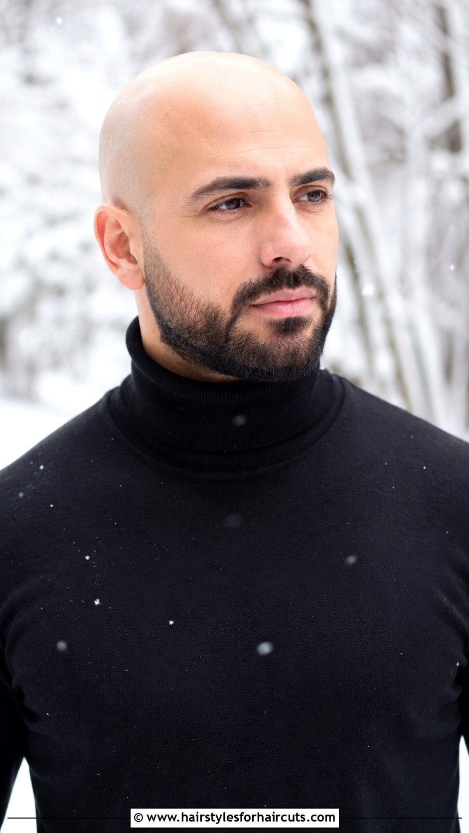 Clean Shave Bald Look - 25 balding hairstyles for men - 25 balding hairstyles for men
