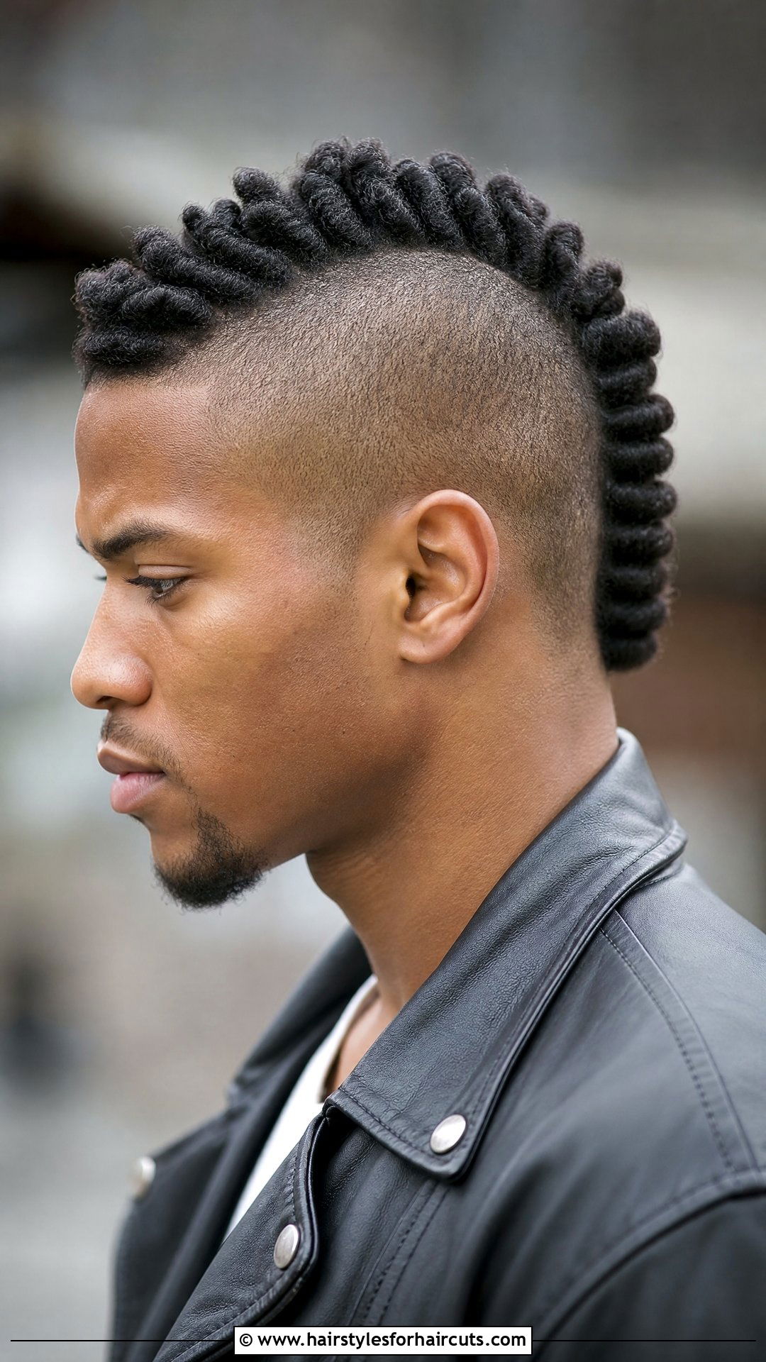 Coiled Mohawk - 25 coils hairstyles - 25 coils hairstyles