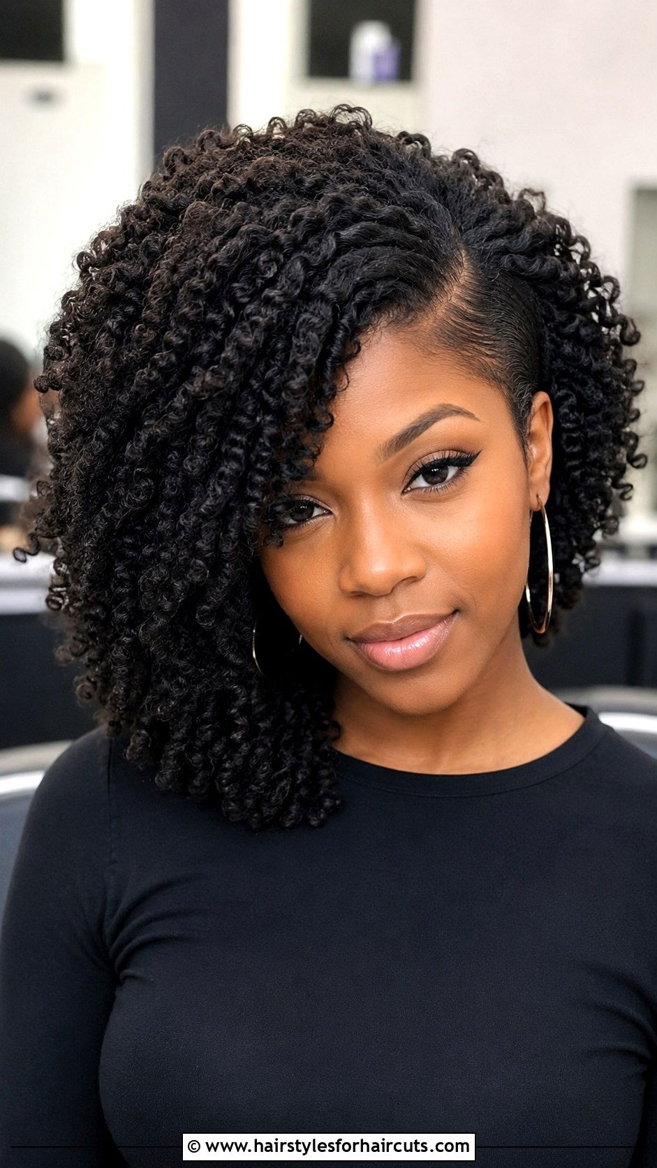 Coils With Side Part - 25 coils hairstyles - 25 coils hairstyles