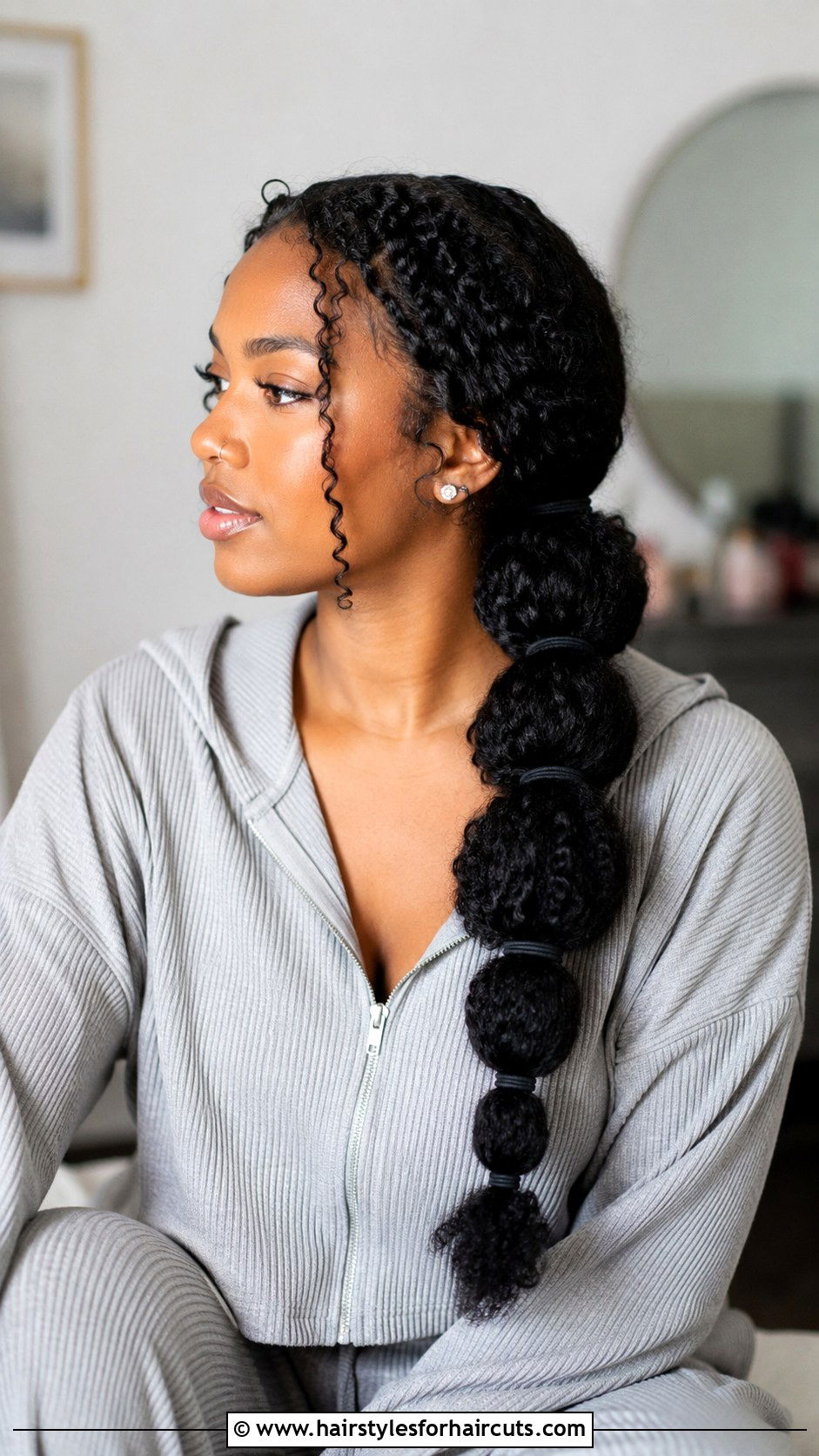 Coily Hair Banding Hairstyle - 25 coily hairstyles - 25 coily hairstyles