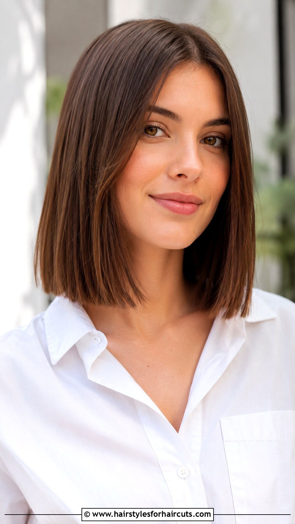 Collarbone Blunt Cut - 25 low maintenance haircuts for thick straight hair - 25 low maintenance haircuts for thick straight hair