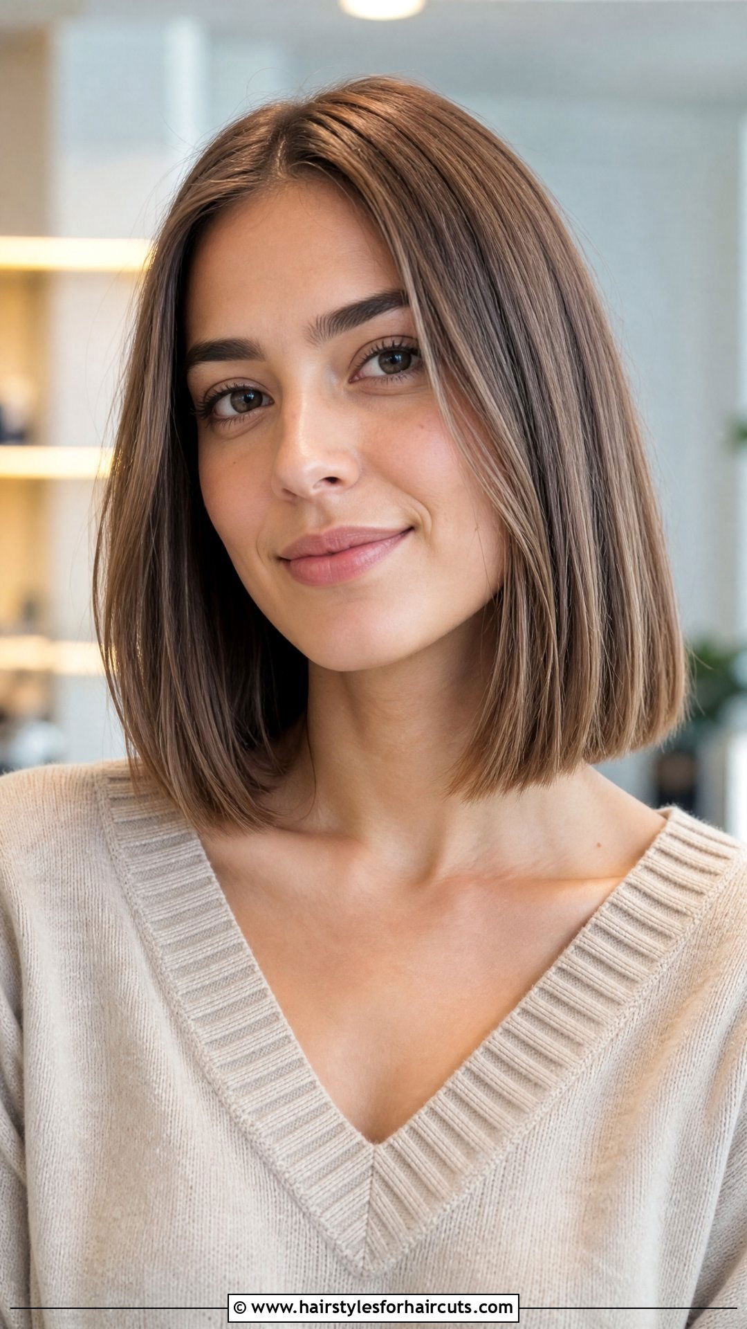 Collarbone Blunt Cut - 25 haircuts for medium straight hair - 25 haircuts for medium straight hair