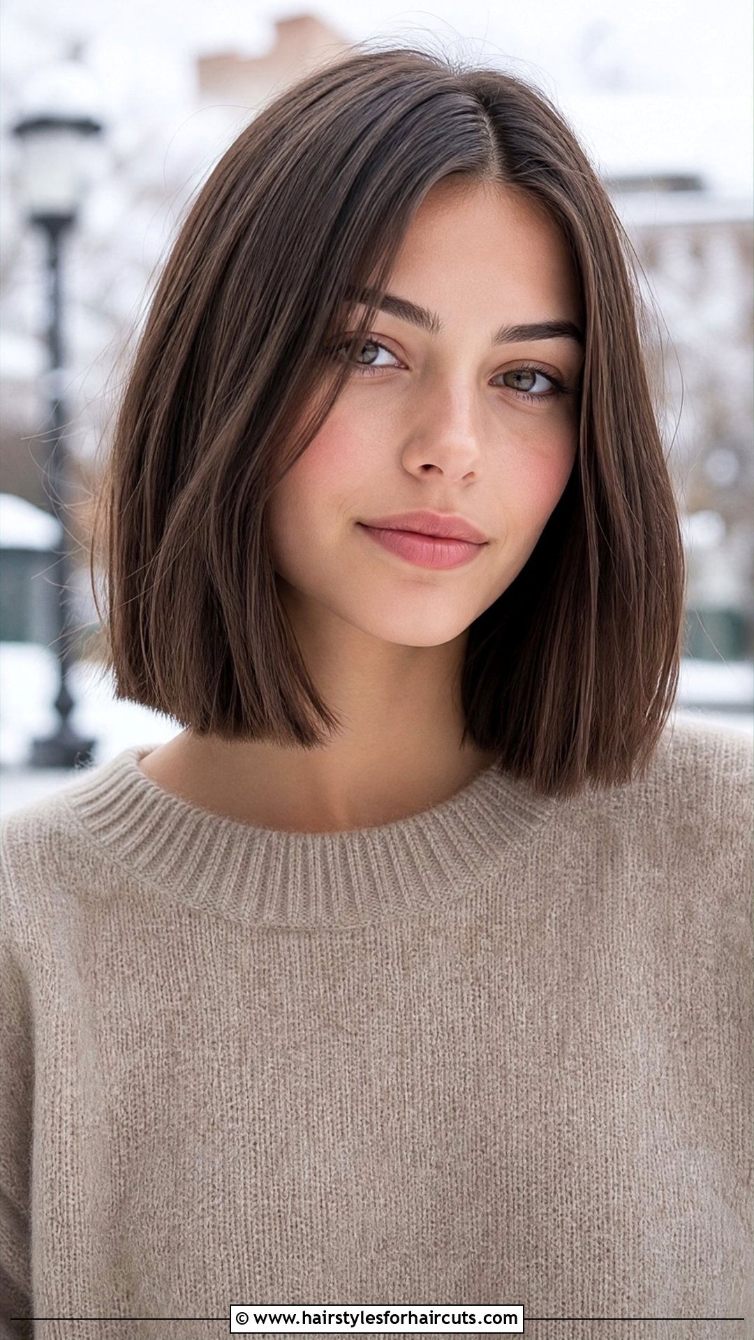 Collarbone Blunt Cut - 25 haircuts for thick straight hair - 25 haircuts for thick straight hair