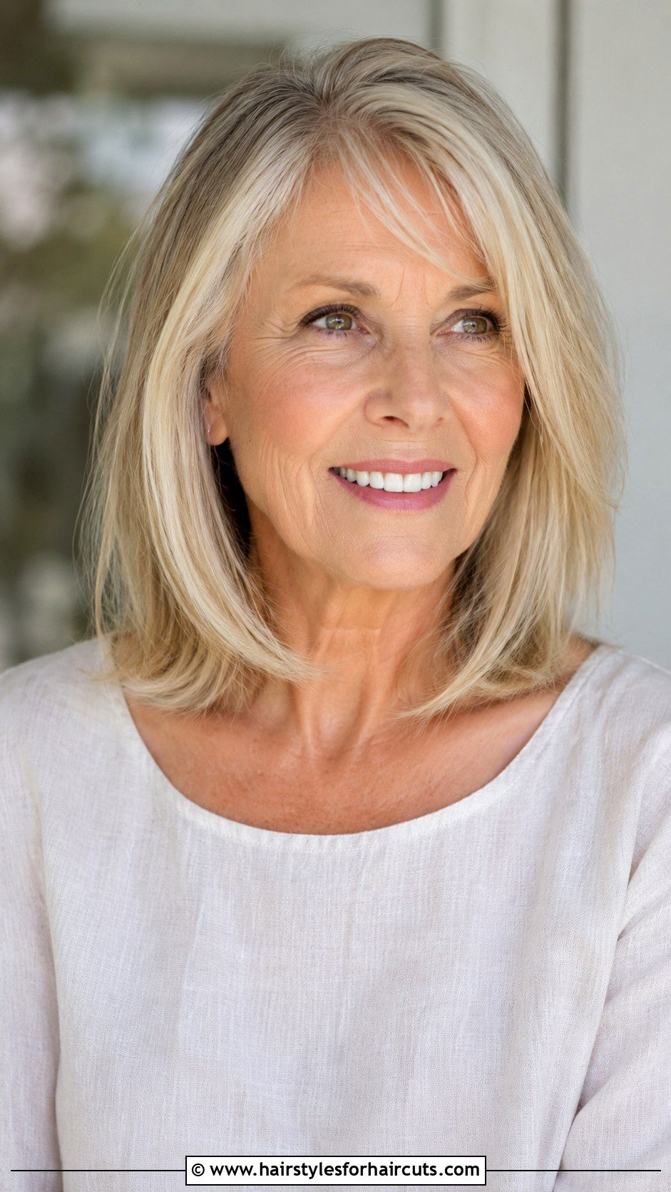 Collarbone Cut - 25 current hairstyles for women over 60 - 25 current hairstyles for women over 60
