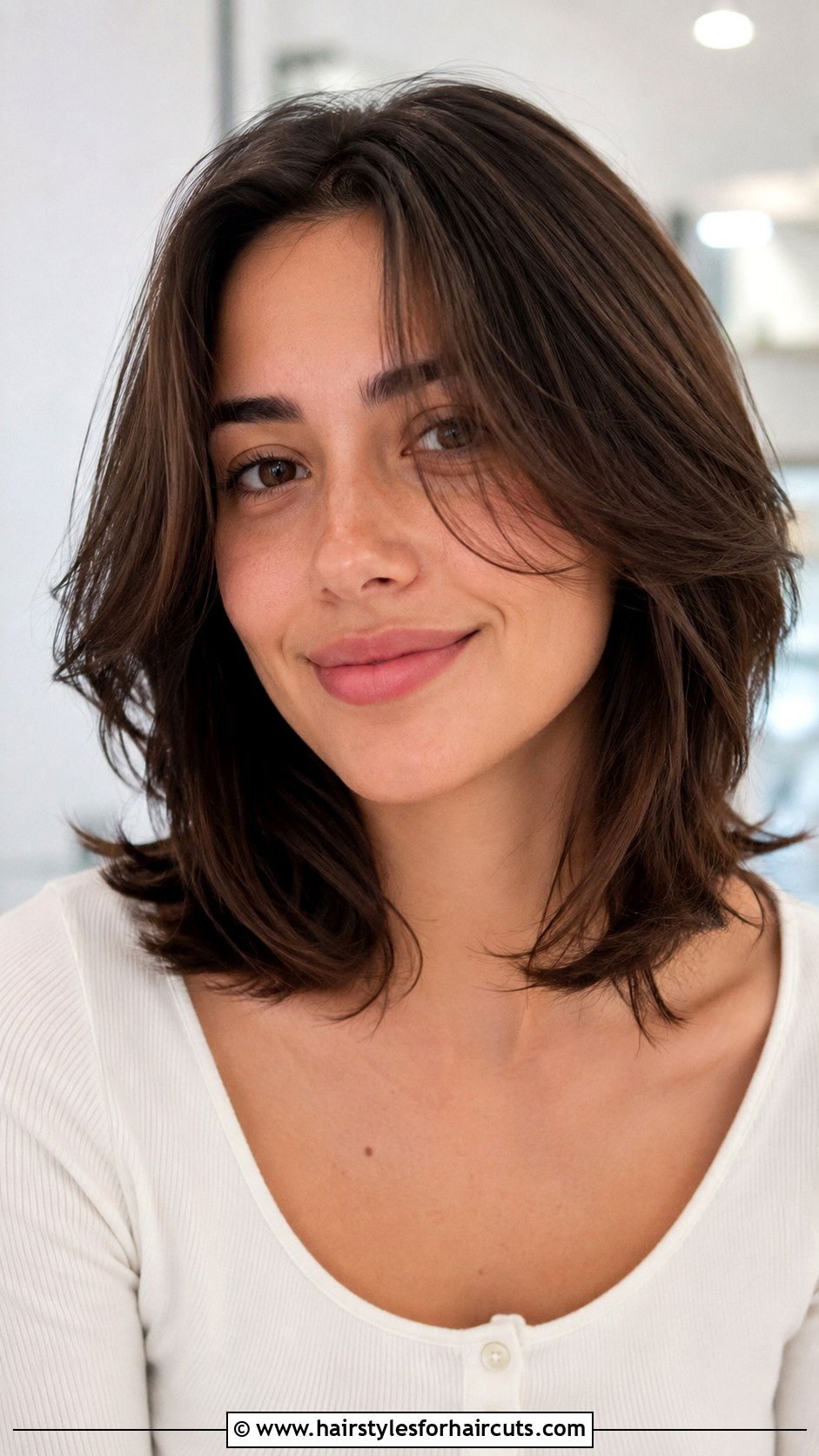 Collarbone Cut With Face Framing Layers - 25 good haircuts for thinning hair women - 25 good haircuts for thinning hair women